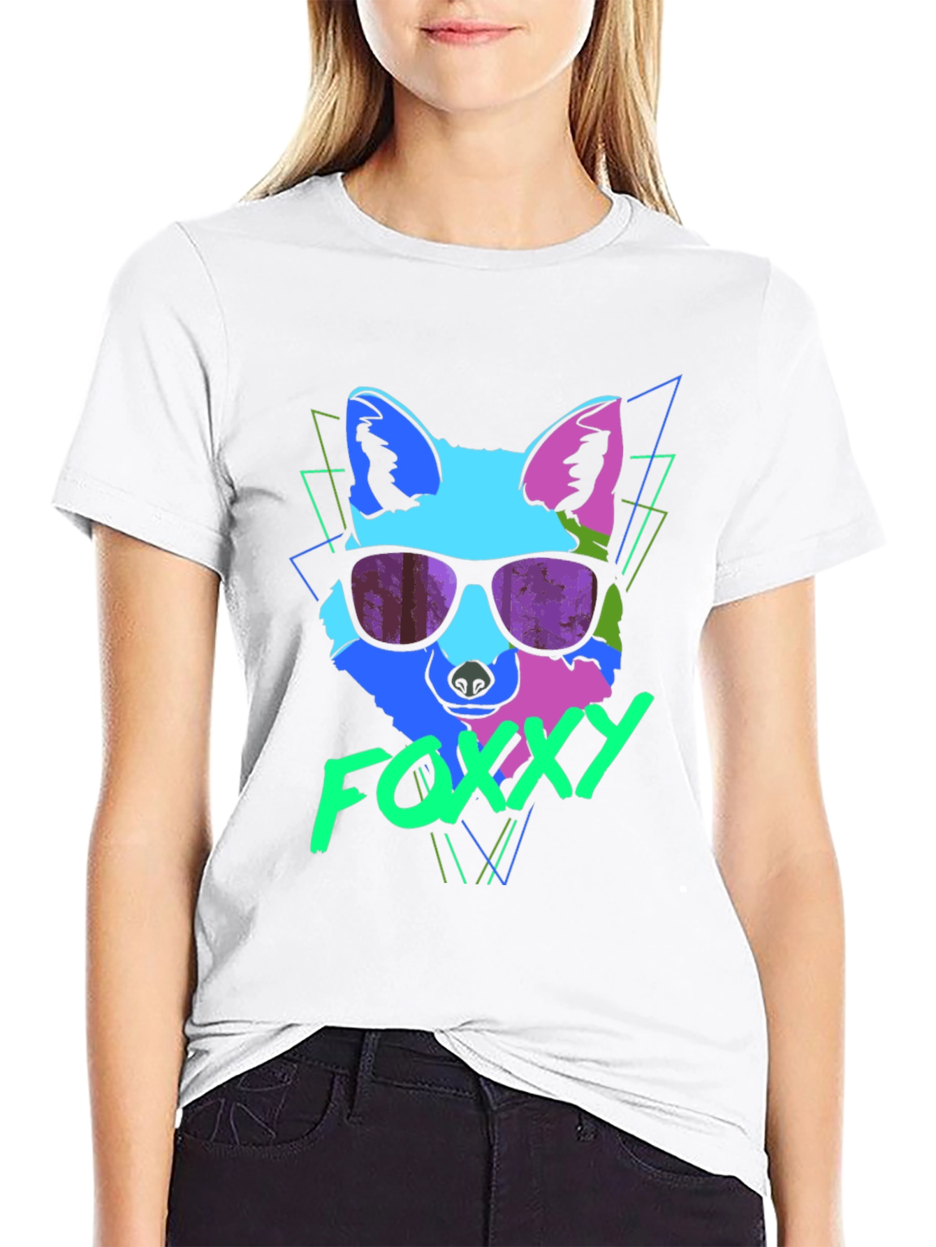 Funky Fox T-Shirt - Retro 80s Style Graphic Tee