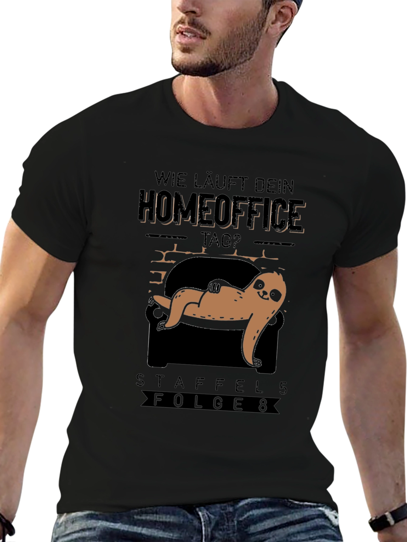 Home Office Sloth T-Shirt - Staffel 5 Folge 8