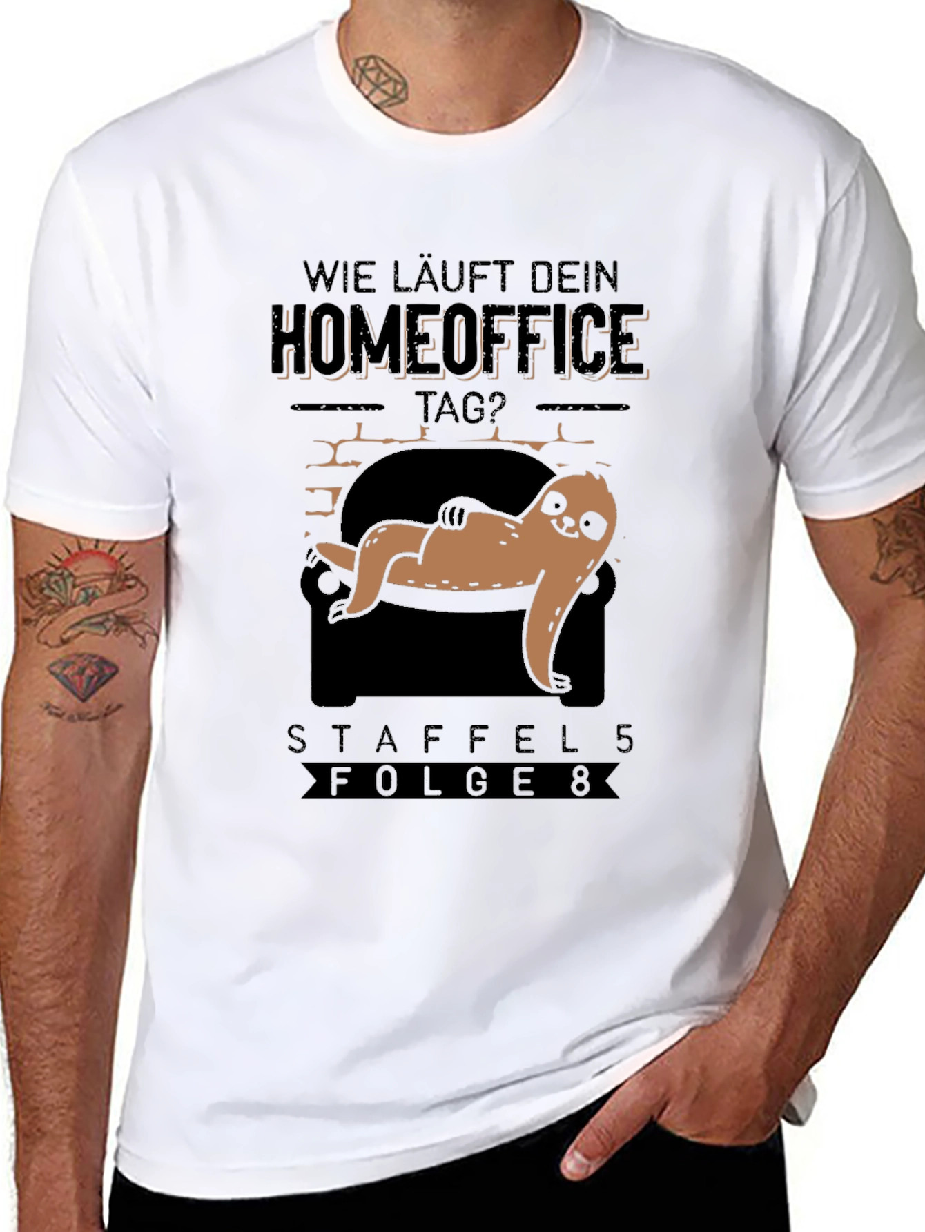 Home Office Sloth T-Shirt - Staffel 5 Folge 8