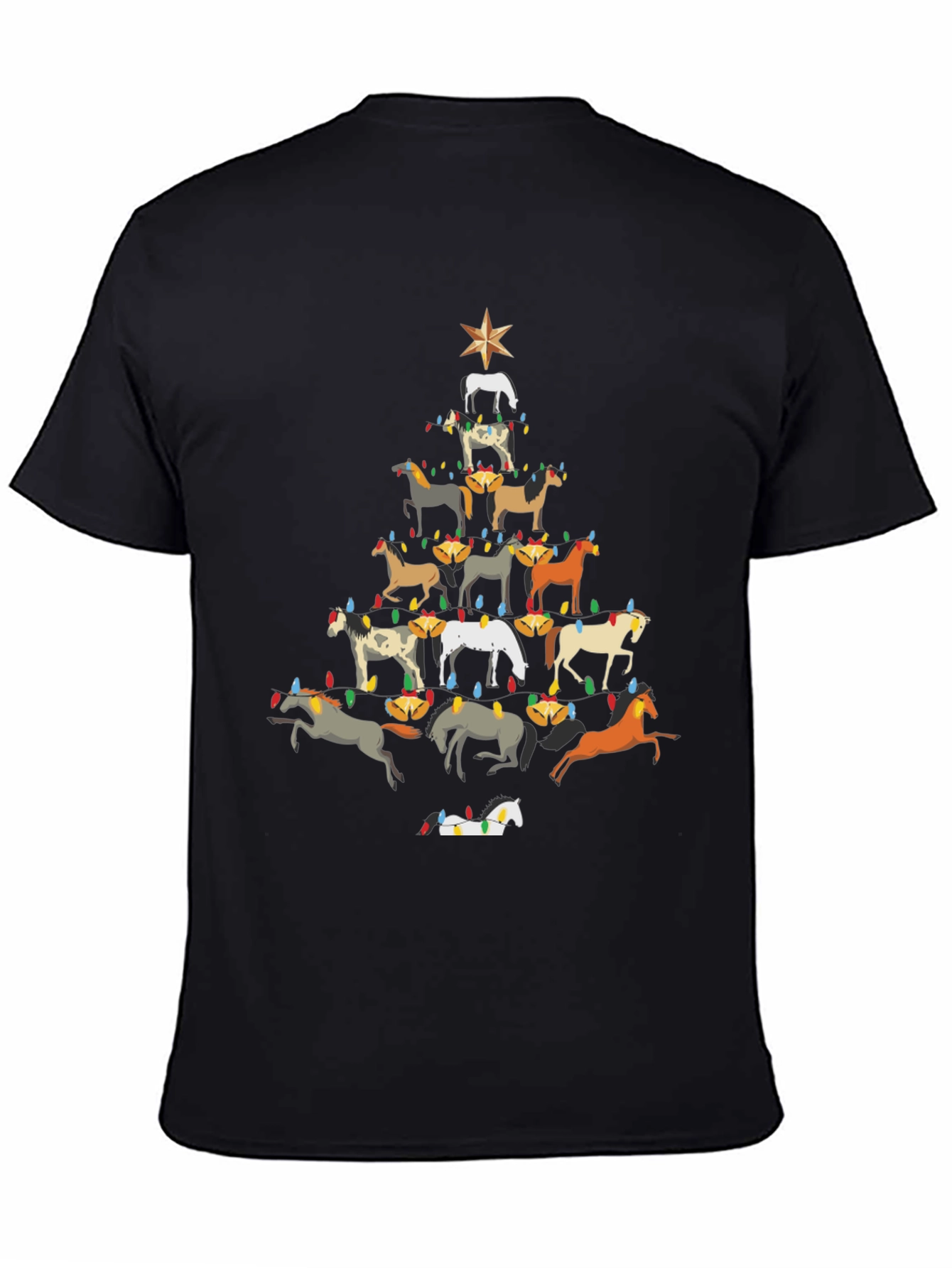 Horse Christmas Tree T-Shirt