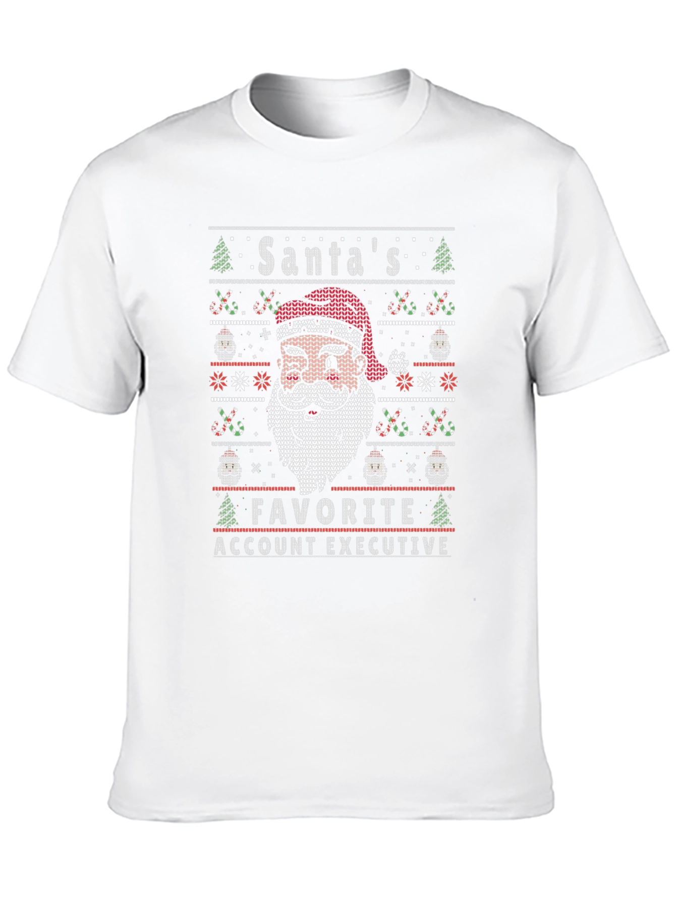 Santas Favorite Account Executive Ugly Christmas Sweater T-Shirt