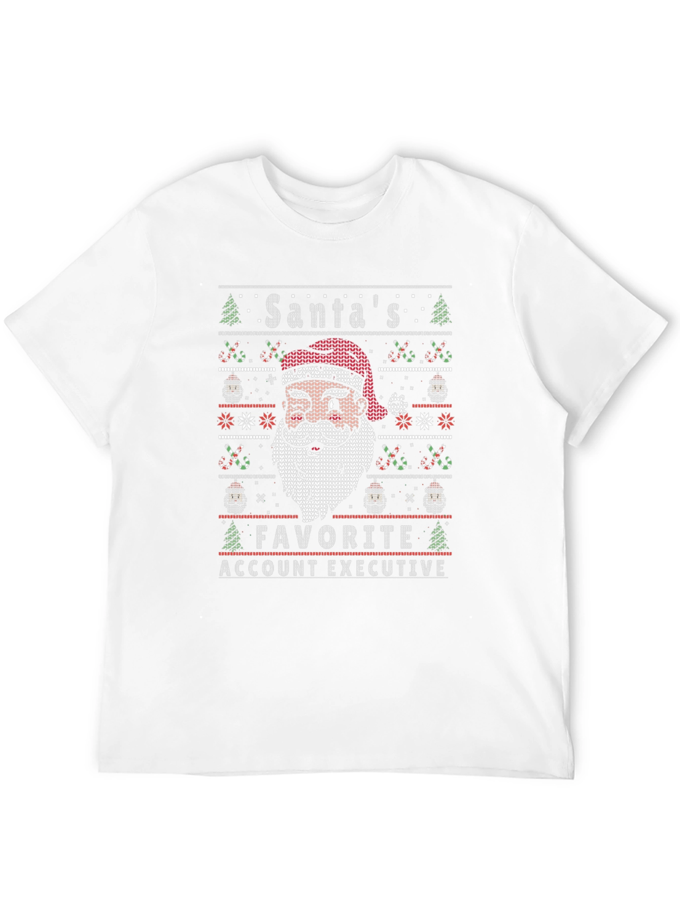Santas Favorite Account Executive Ugly Christmas Sweater T-Shirt
