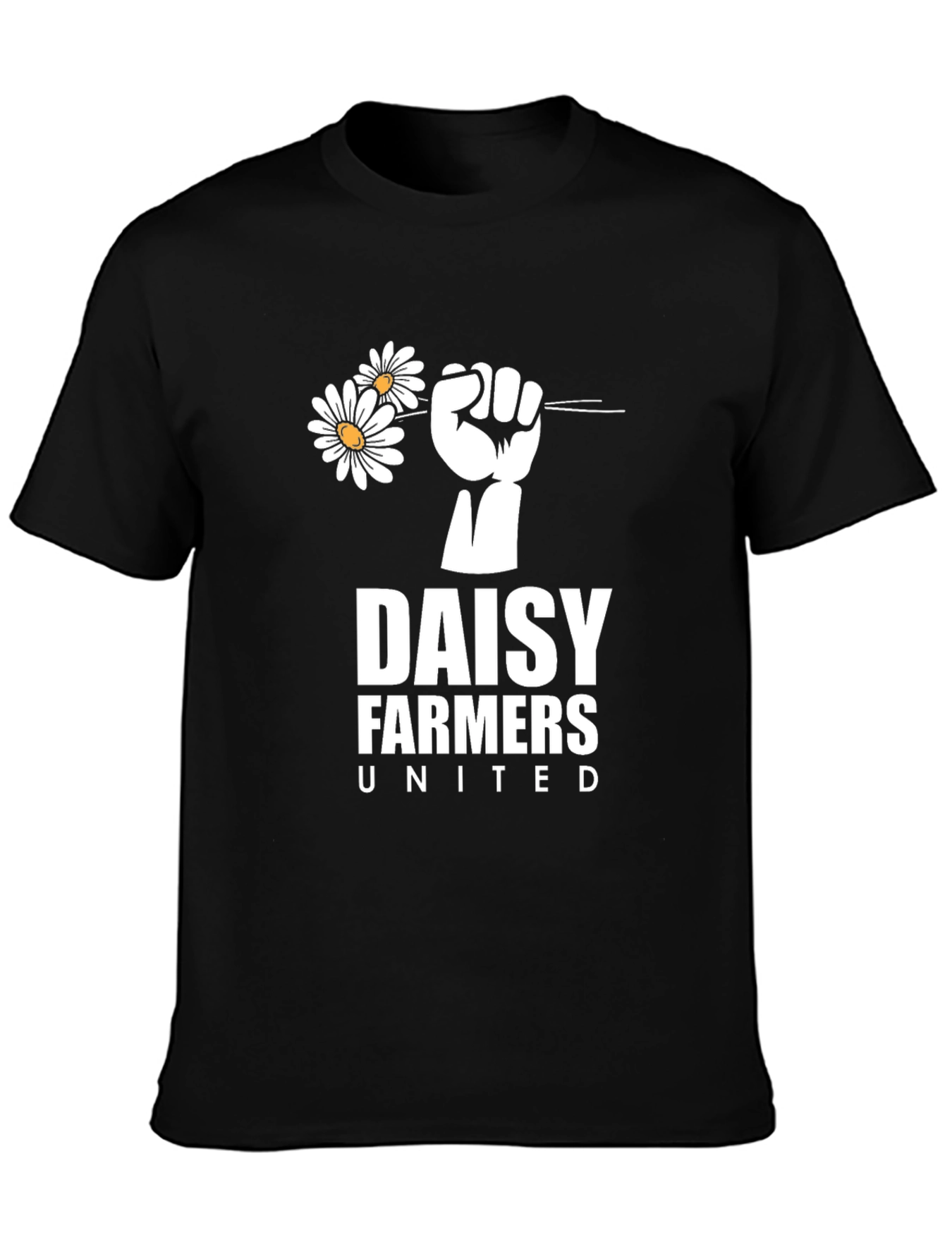 Daisy Farmers United T-Shirt - Black Graphic Tee