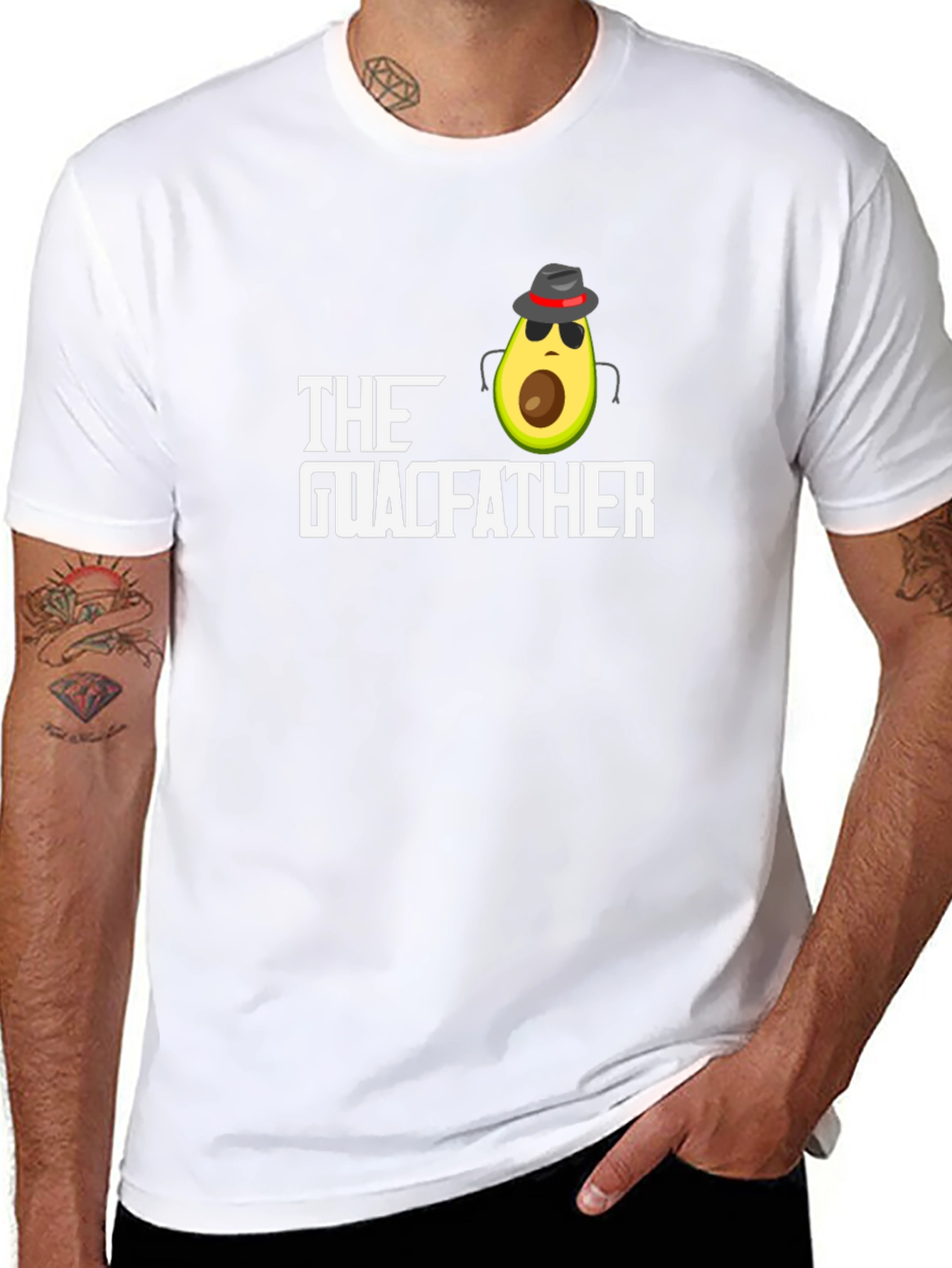 The Guacfather T-Shirt - Funny Avocado Godfather Tee