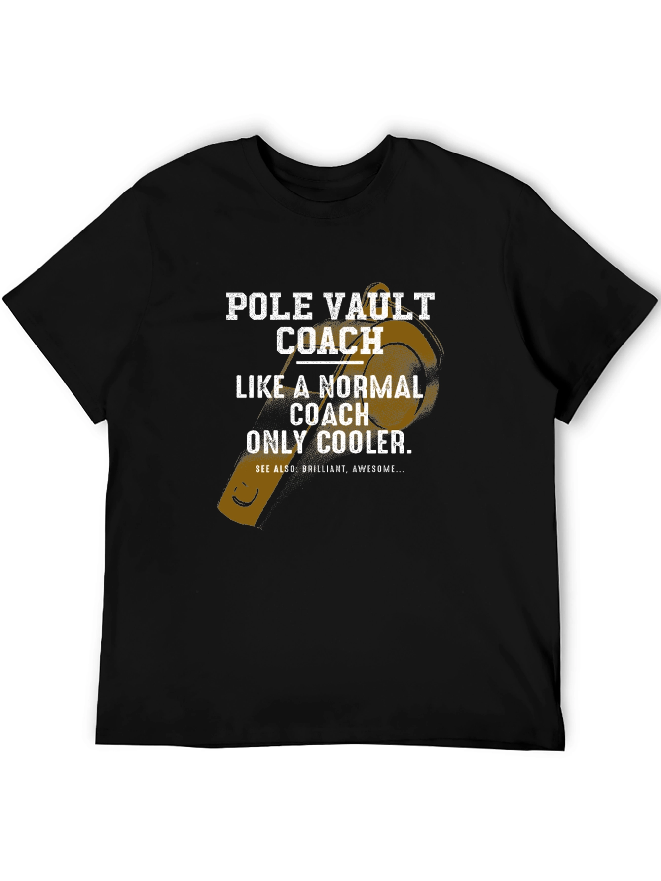 Pole Vault Coach T-Shirt - Cool Normal Awesome