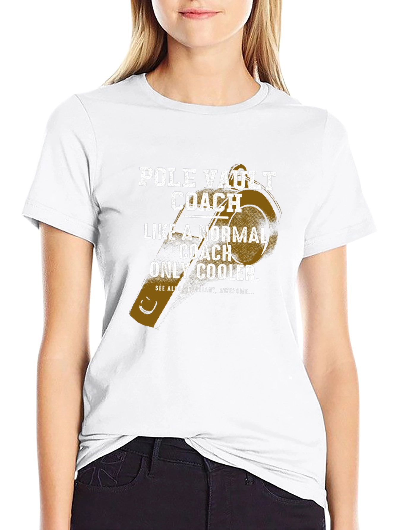 Pole Vault Coach T-Shirt - Cool Normal Awesome
