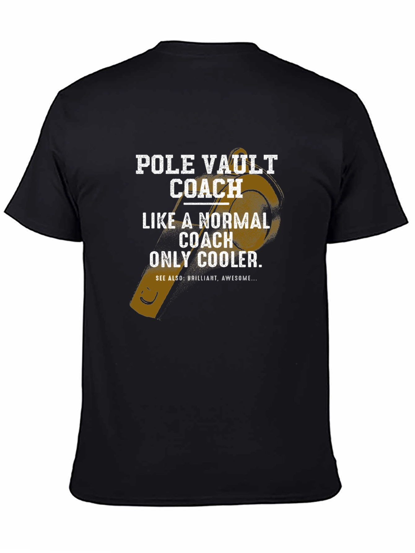Pole Vault Coach T-Shirt - Cool Normal Awesome