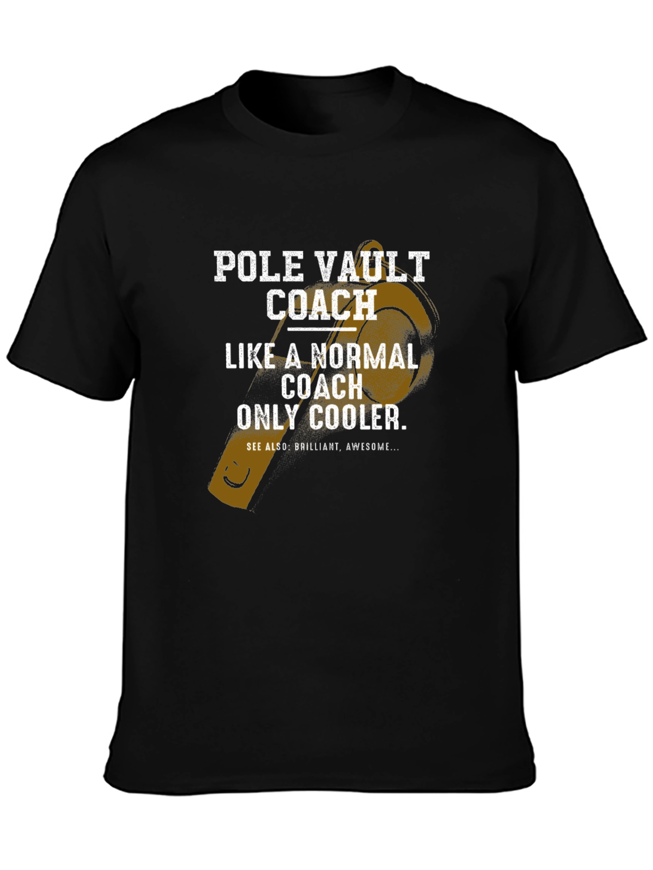 Pole Vault Coach T-Shirt - Cool Normal Awesome