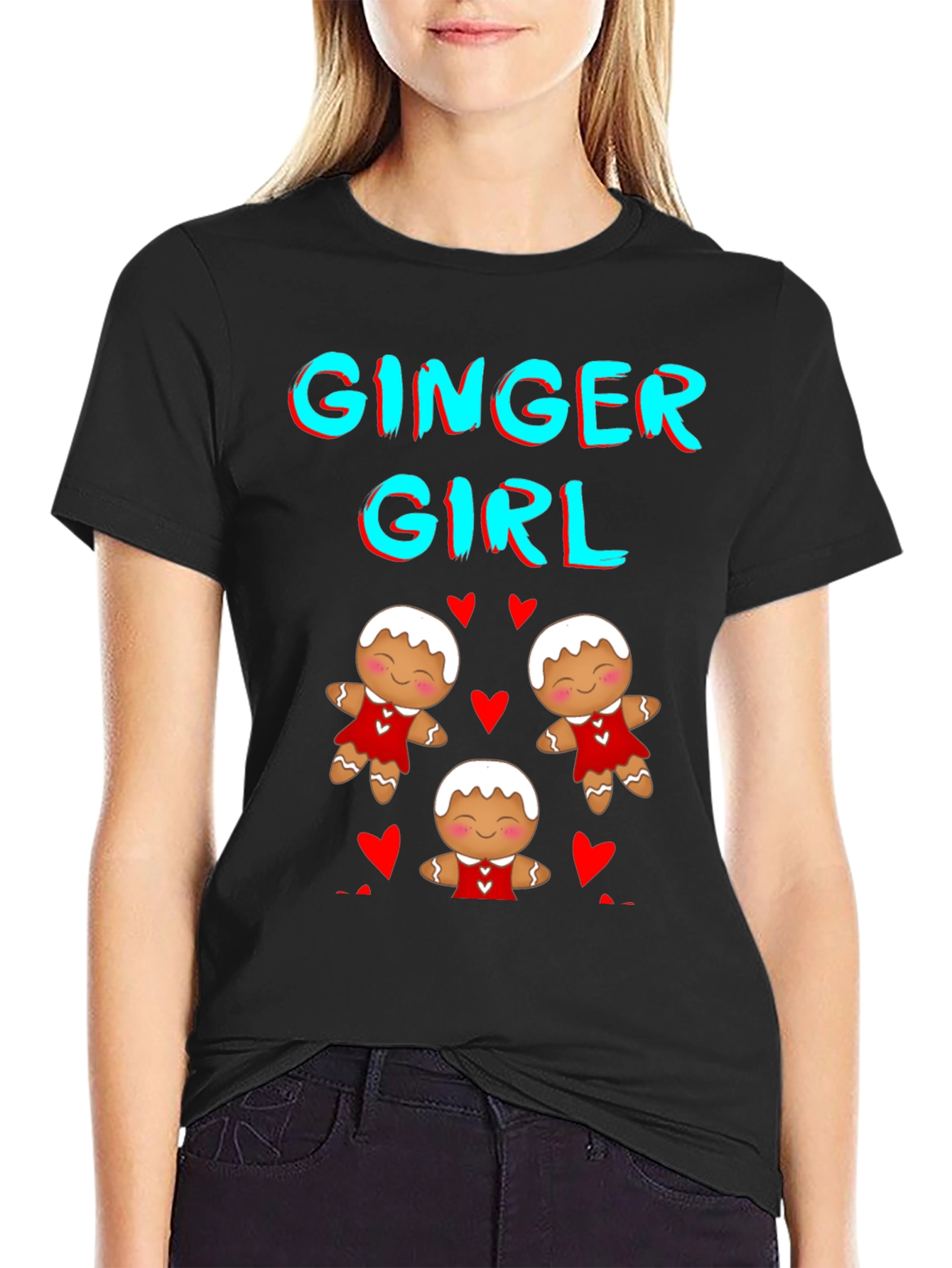 Ginger Girl Christmas T-Shirt