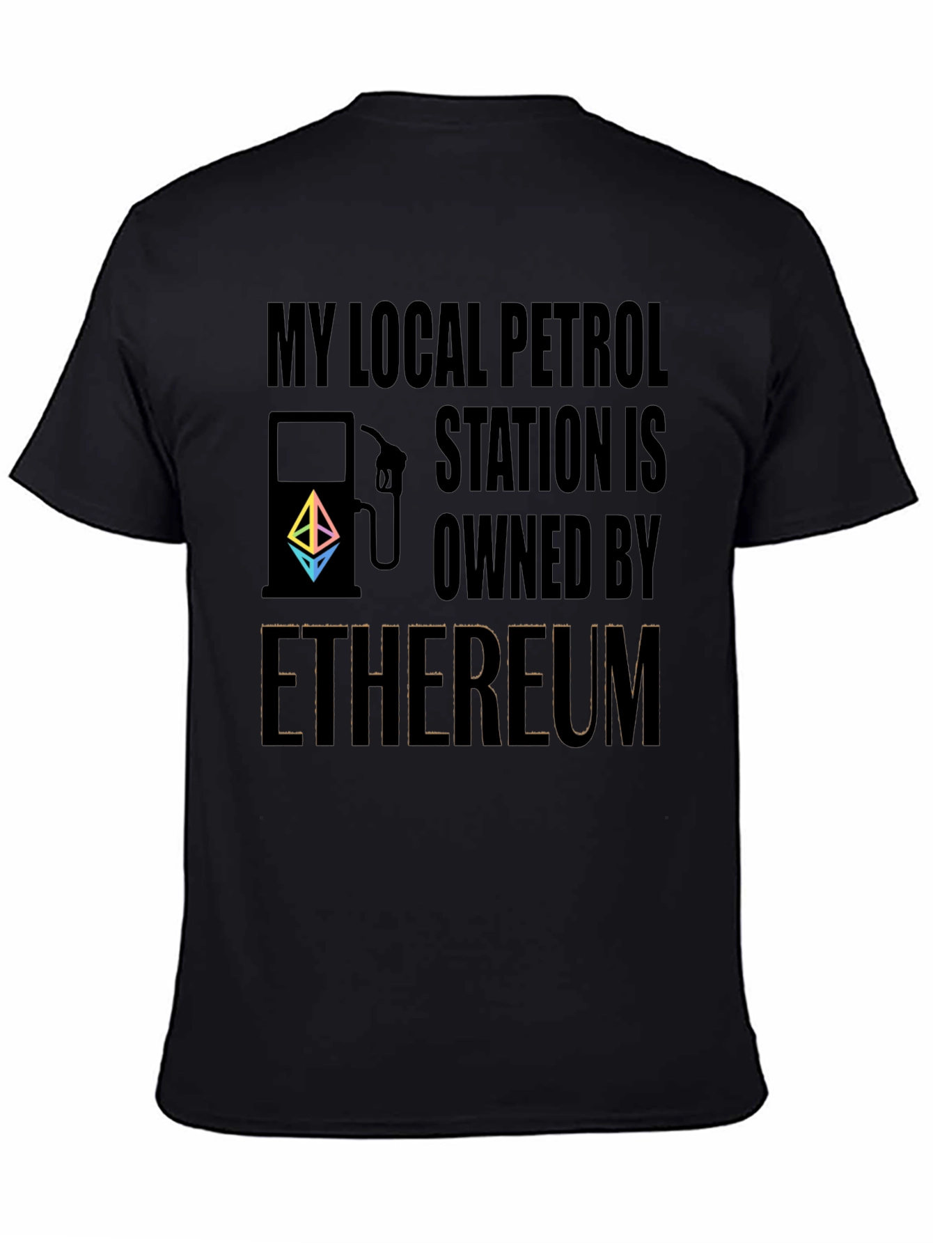 Ethereum Owned Petrol Station T-Shirt