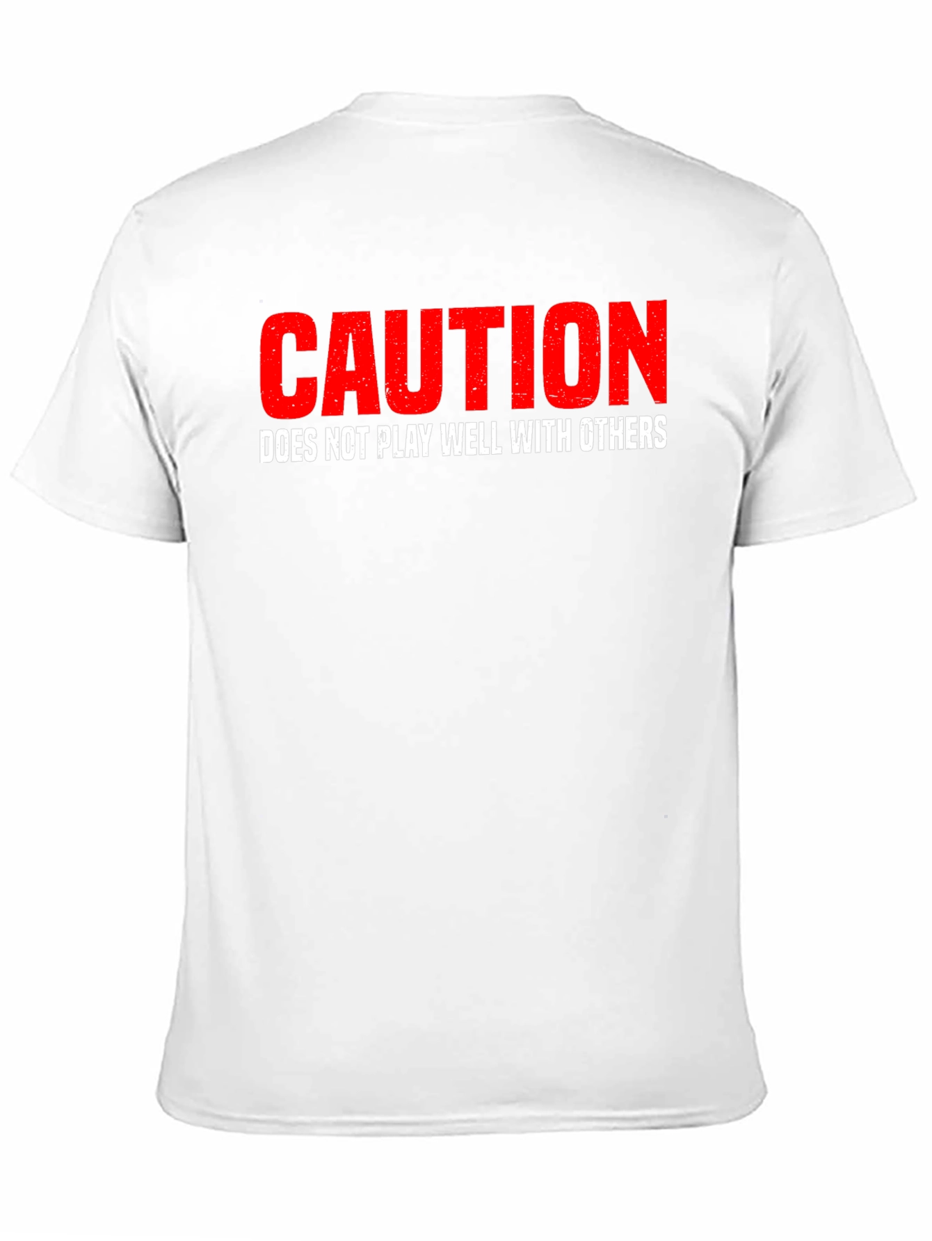 Caution: Does Not Play Well With Others Graphic Tee