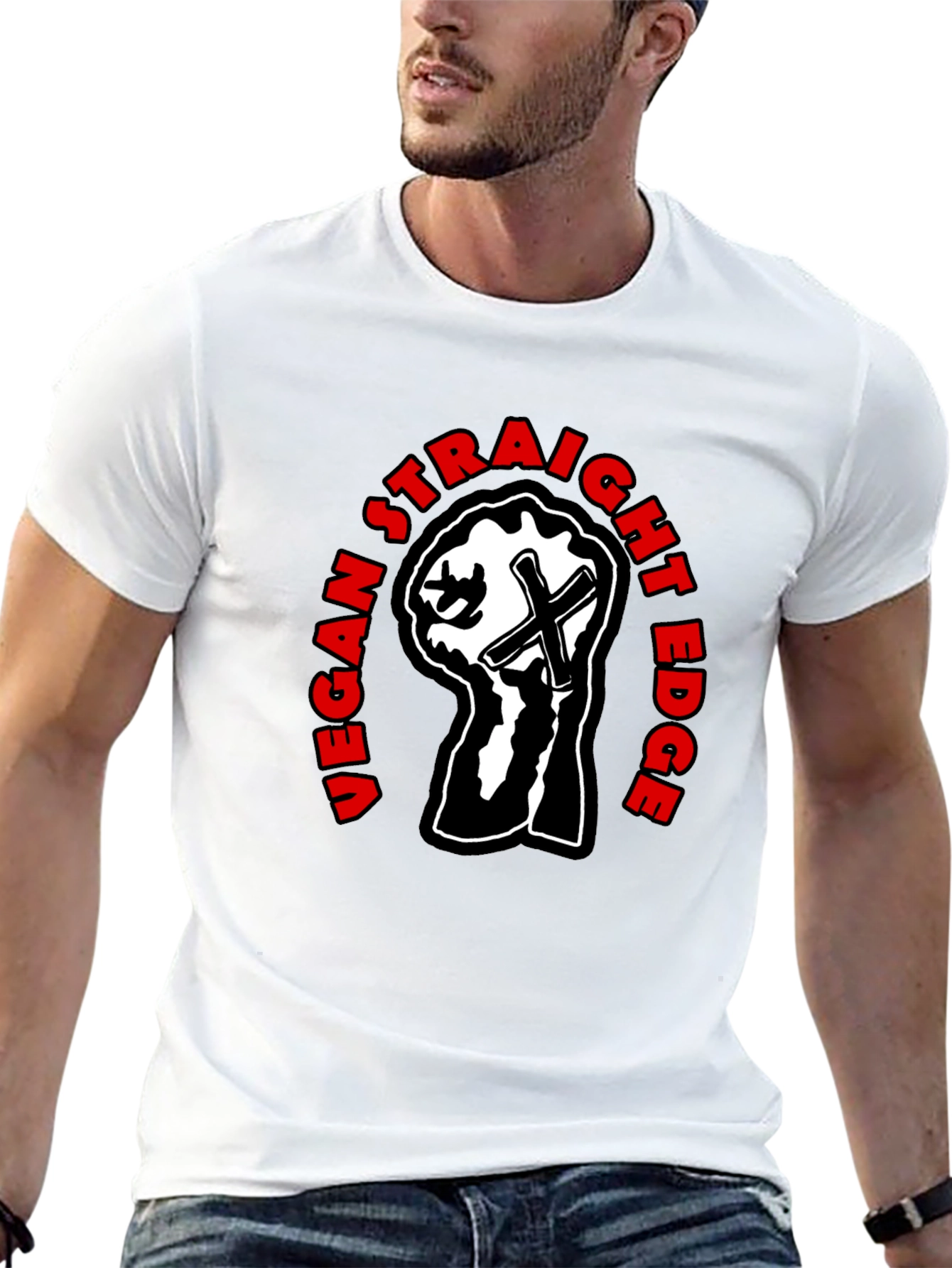 Vegan Straight Edge T-Shirt