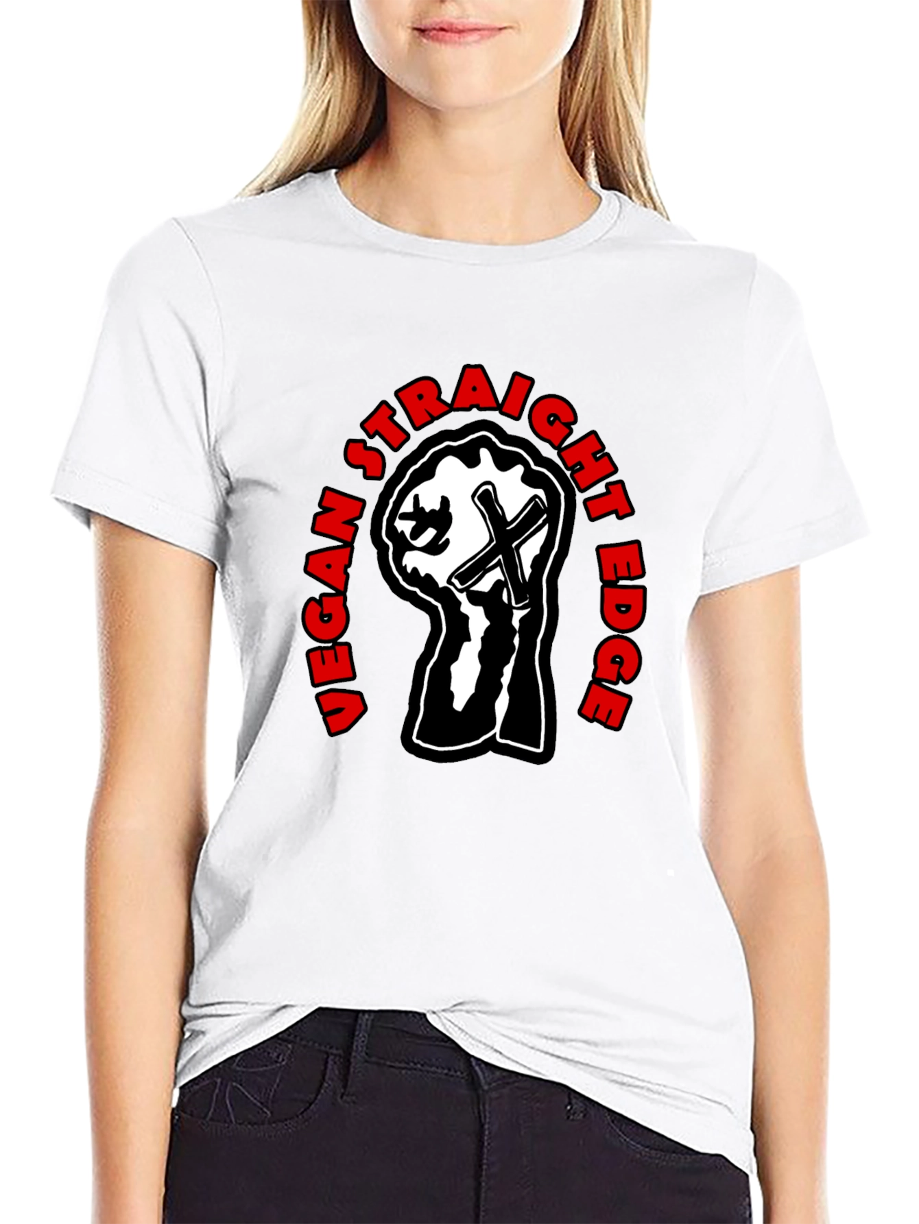 Vegan Straight Edge T-Shirt