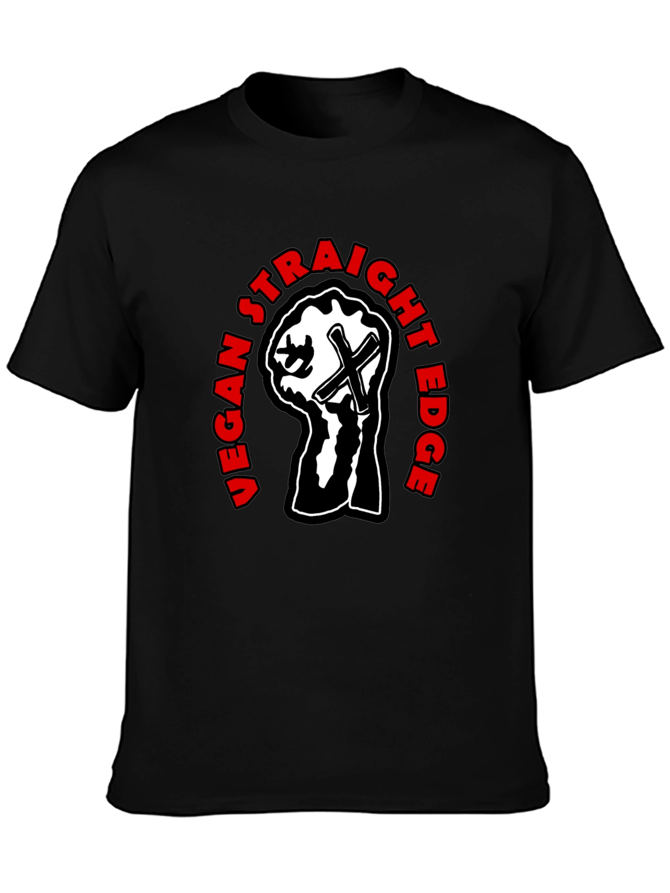 Vegan Straight Edge T-Shirt