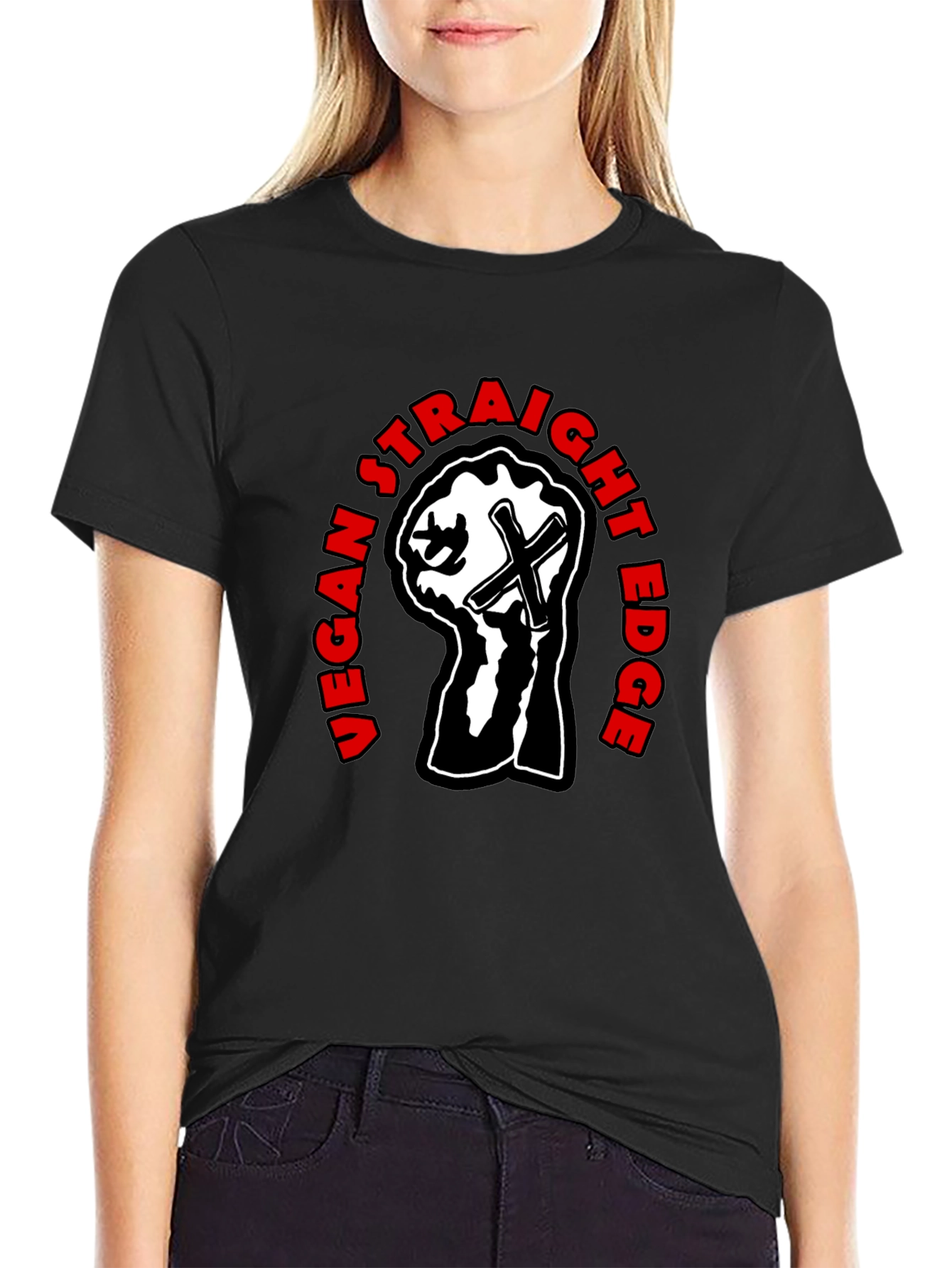 Vegan Straight Edge T-Shirt