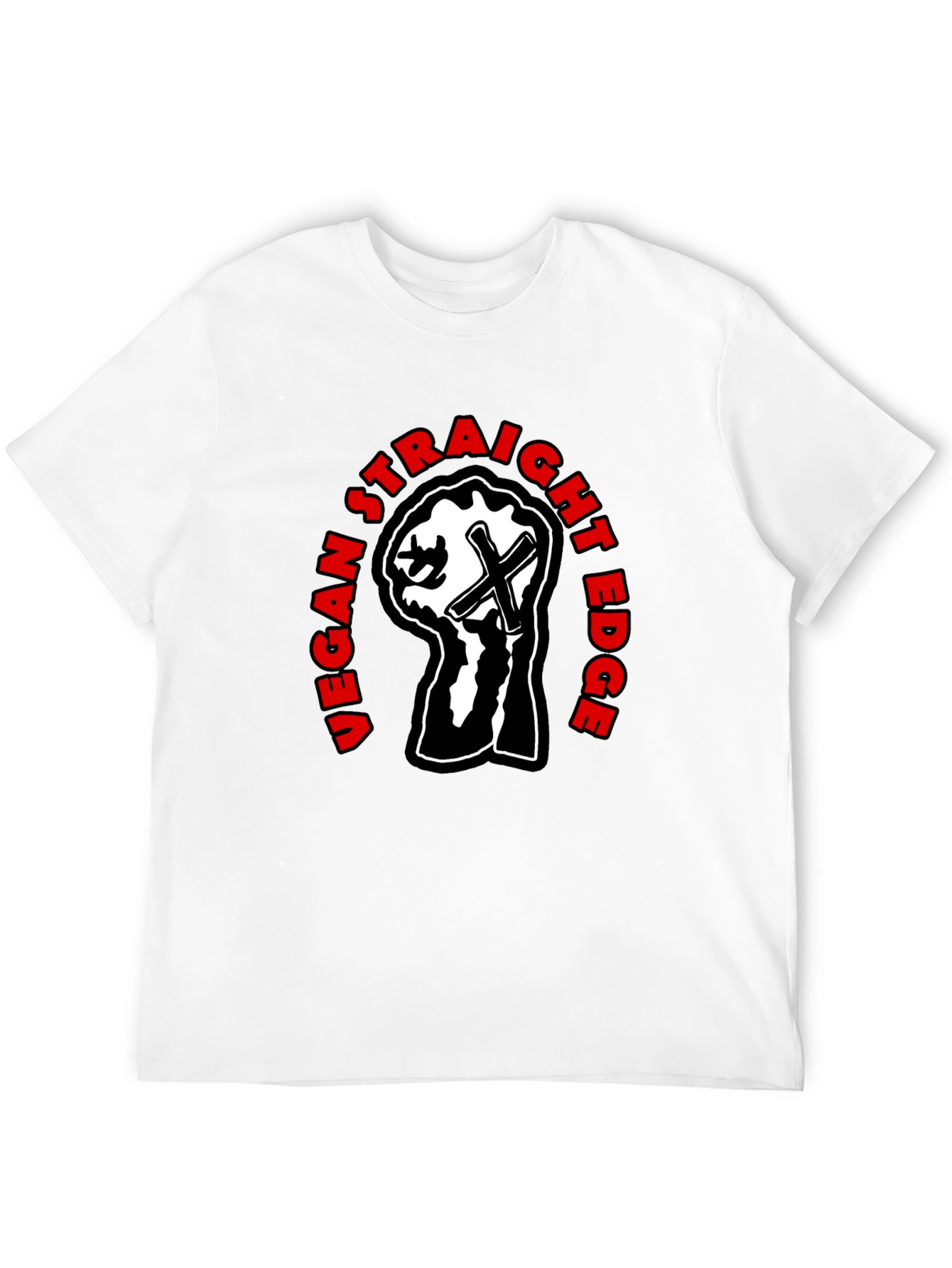 Vegan Straight Edge T-Shirt