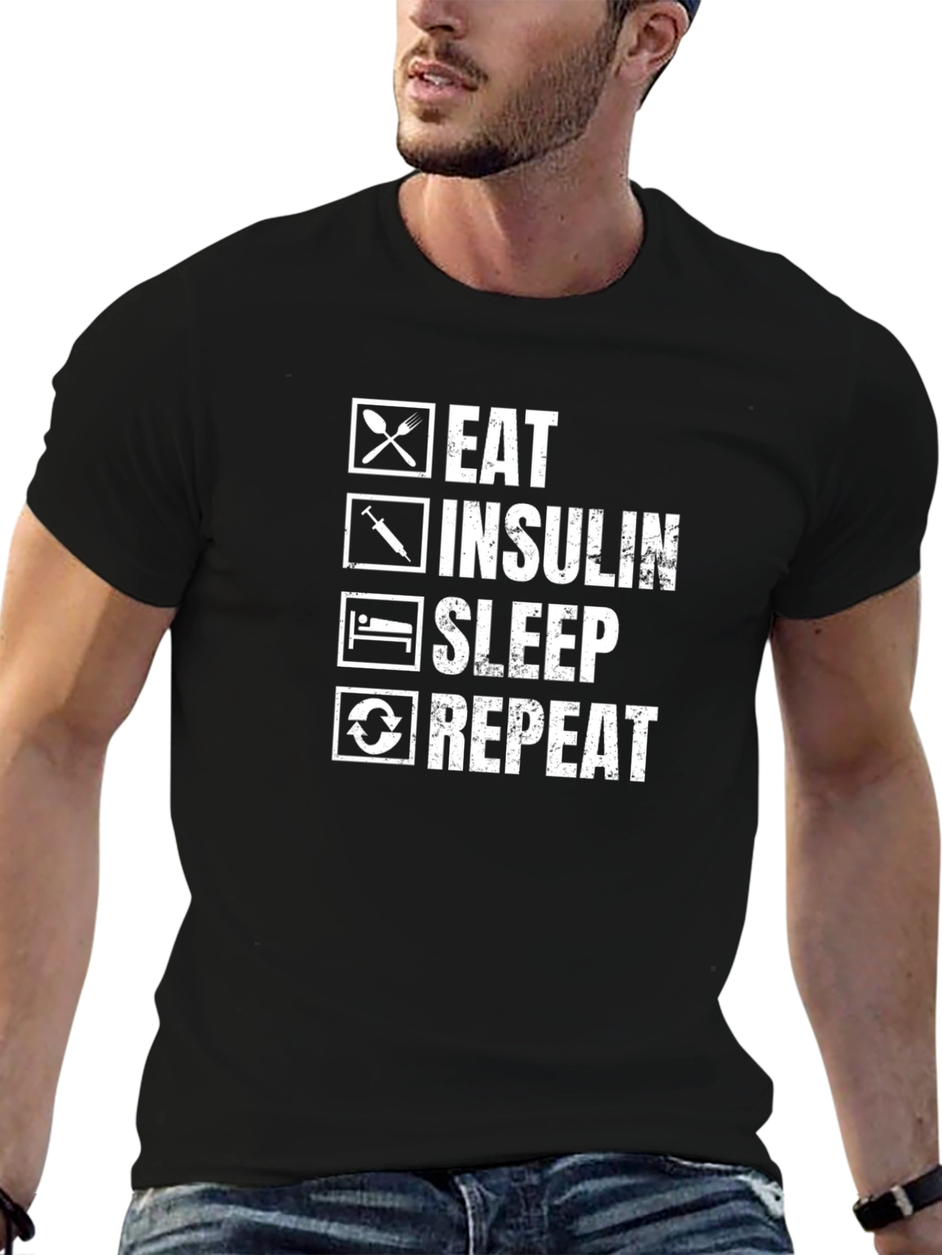 Eat Insulin Sleep Repeat T-Shirt