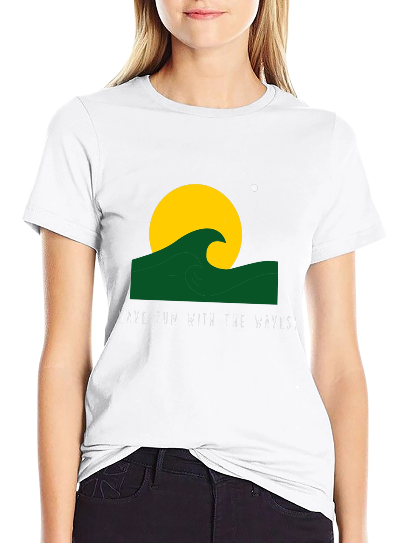 Wave Design Tee - Have Fun With The Waves!