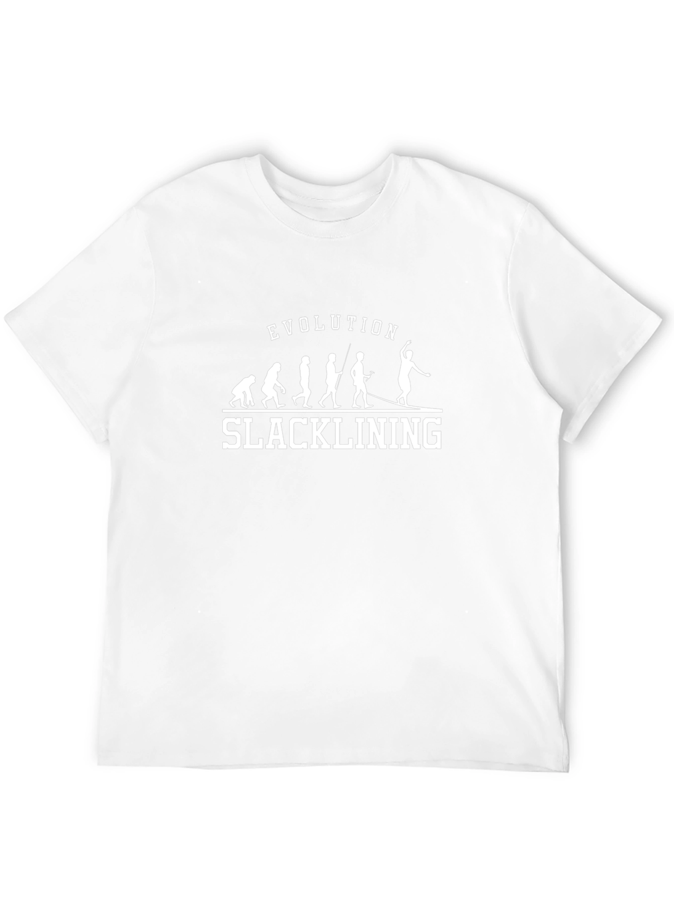 Slacklining Evolution T-Shirt - Black Cotton Blend