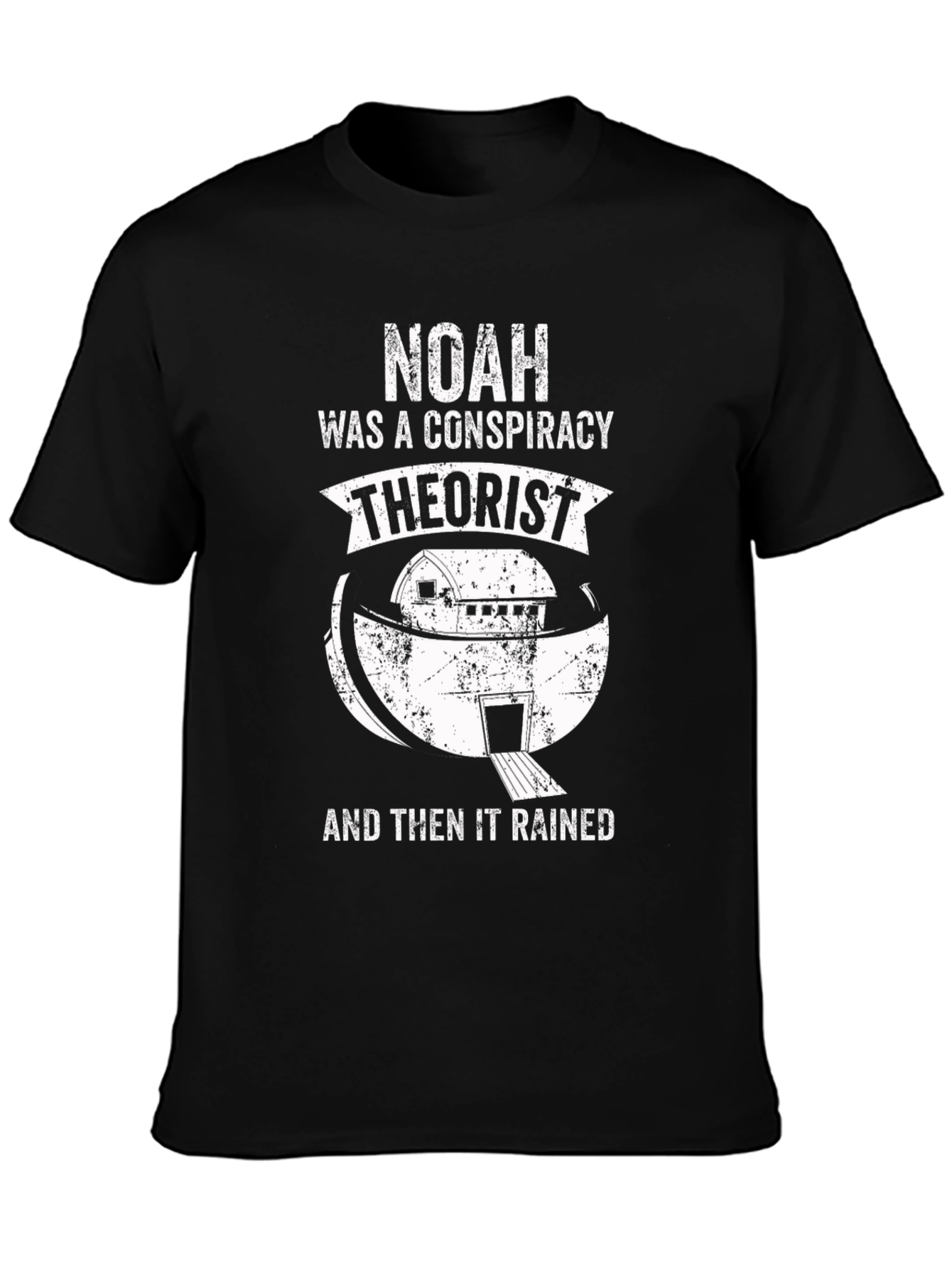 Noah Conspiracy Theorist T-Shirt - Funny Religious Tee