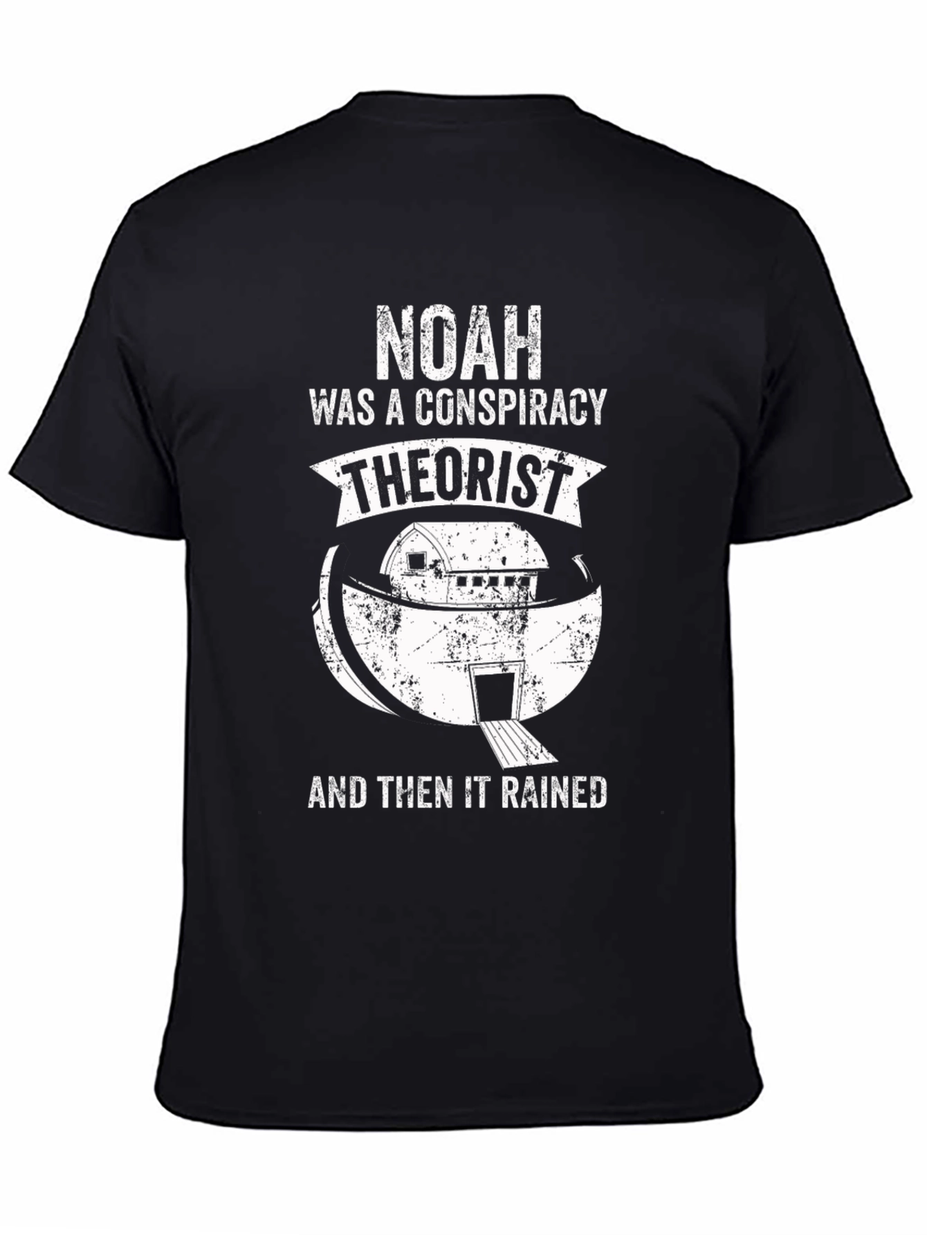Noah Conspiracy Theorist T-Shirt - Funny Religious Tee