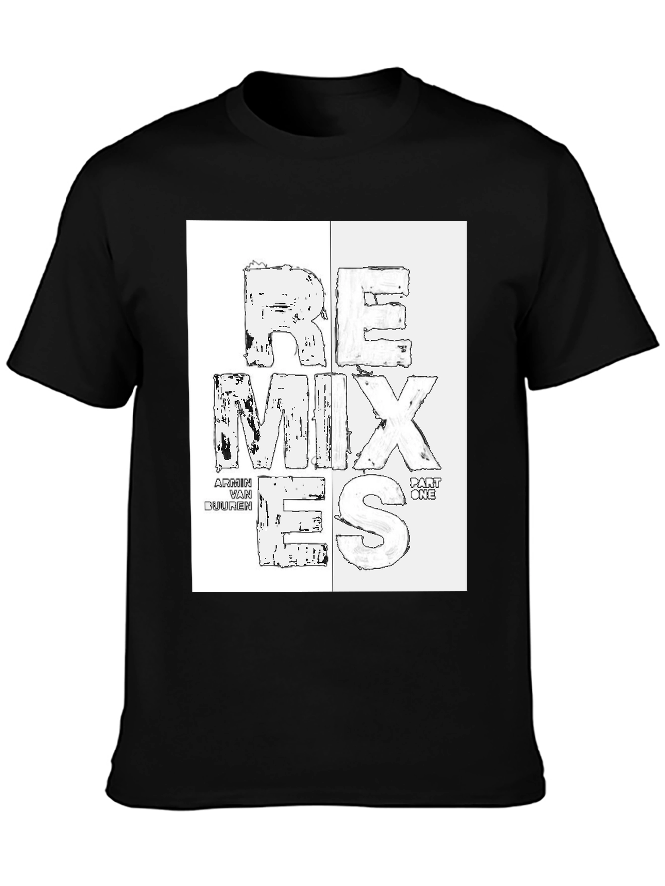 Remixes Part One Black T-Shirt