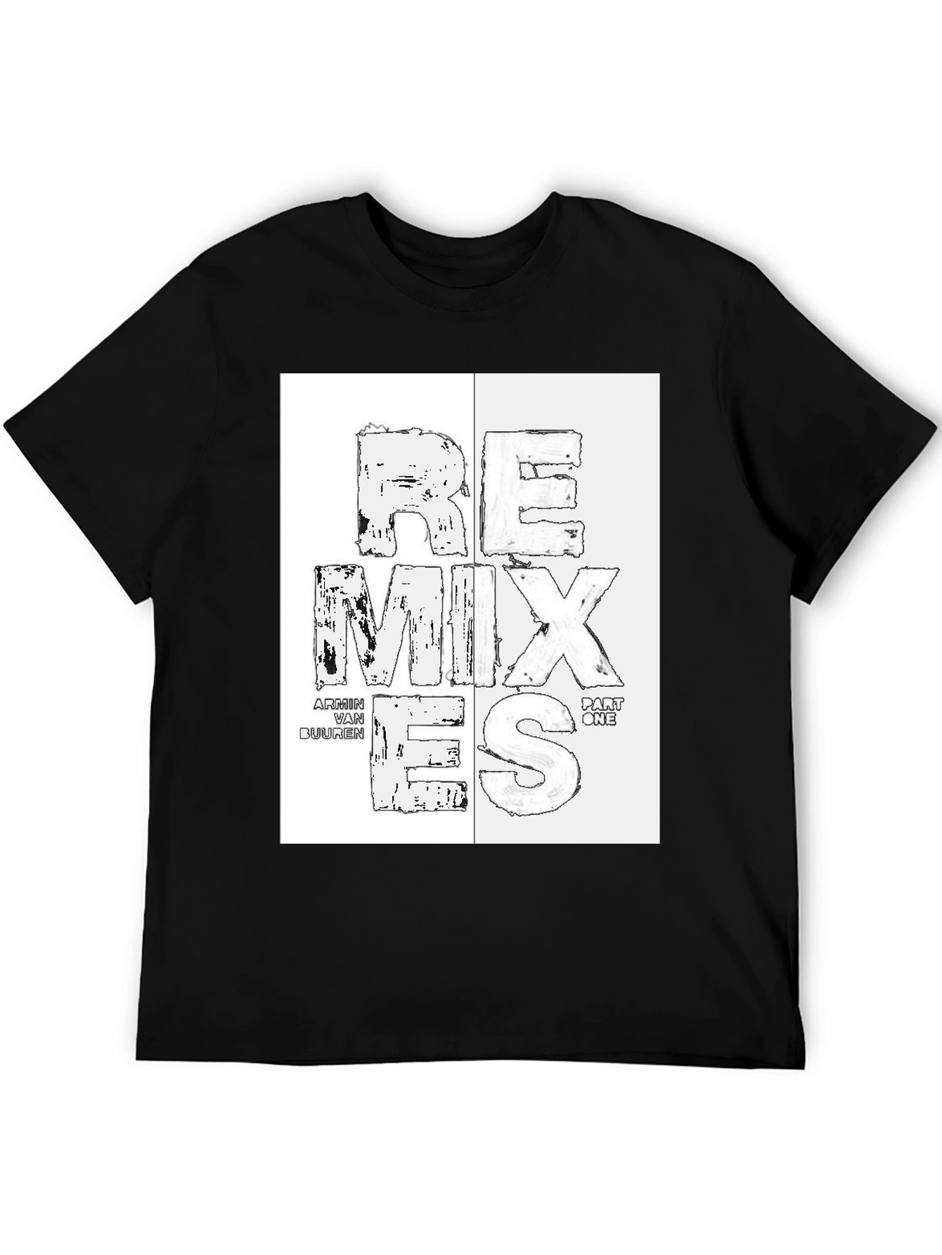 Remixes Part One Black T-Shirt