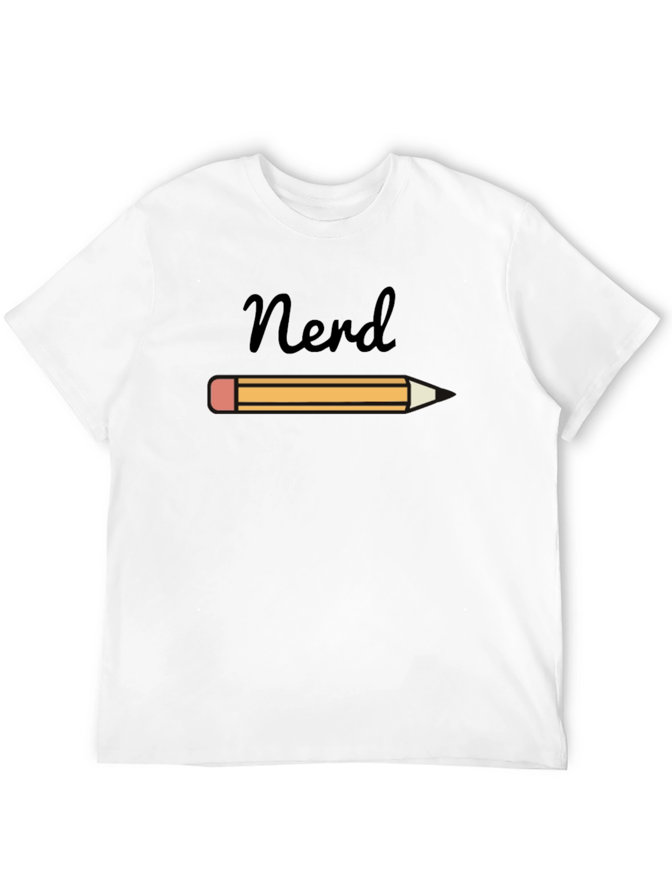 Nerd Pencil Graphic T-Shirt