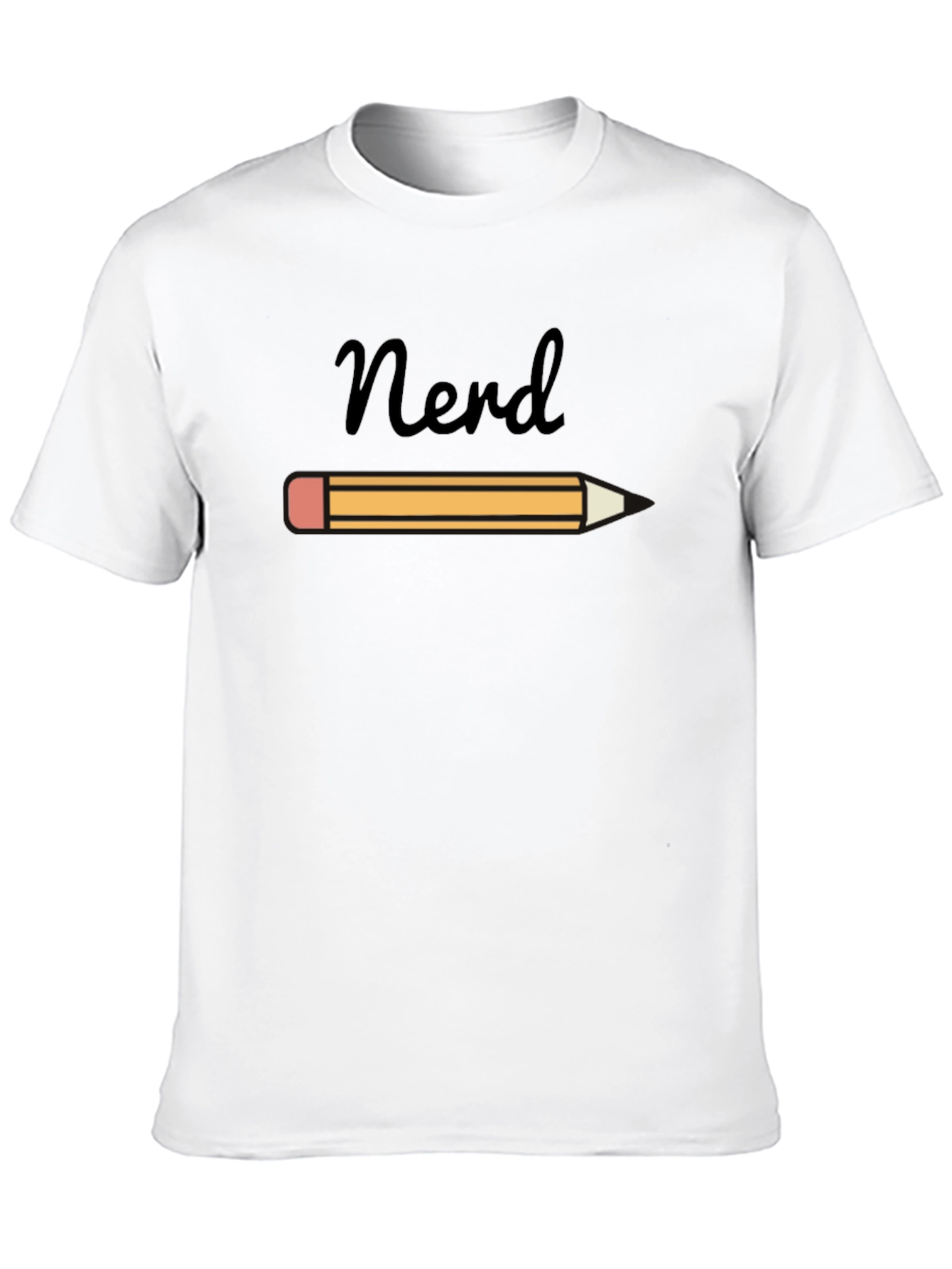 Nerd Pencil Graphic T-Shirt