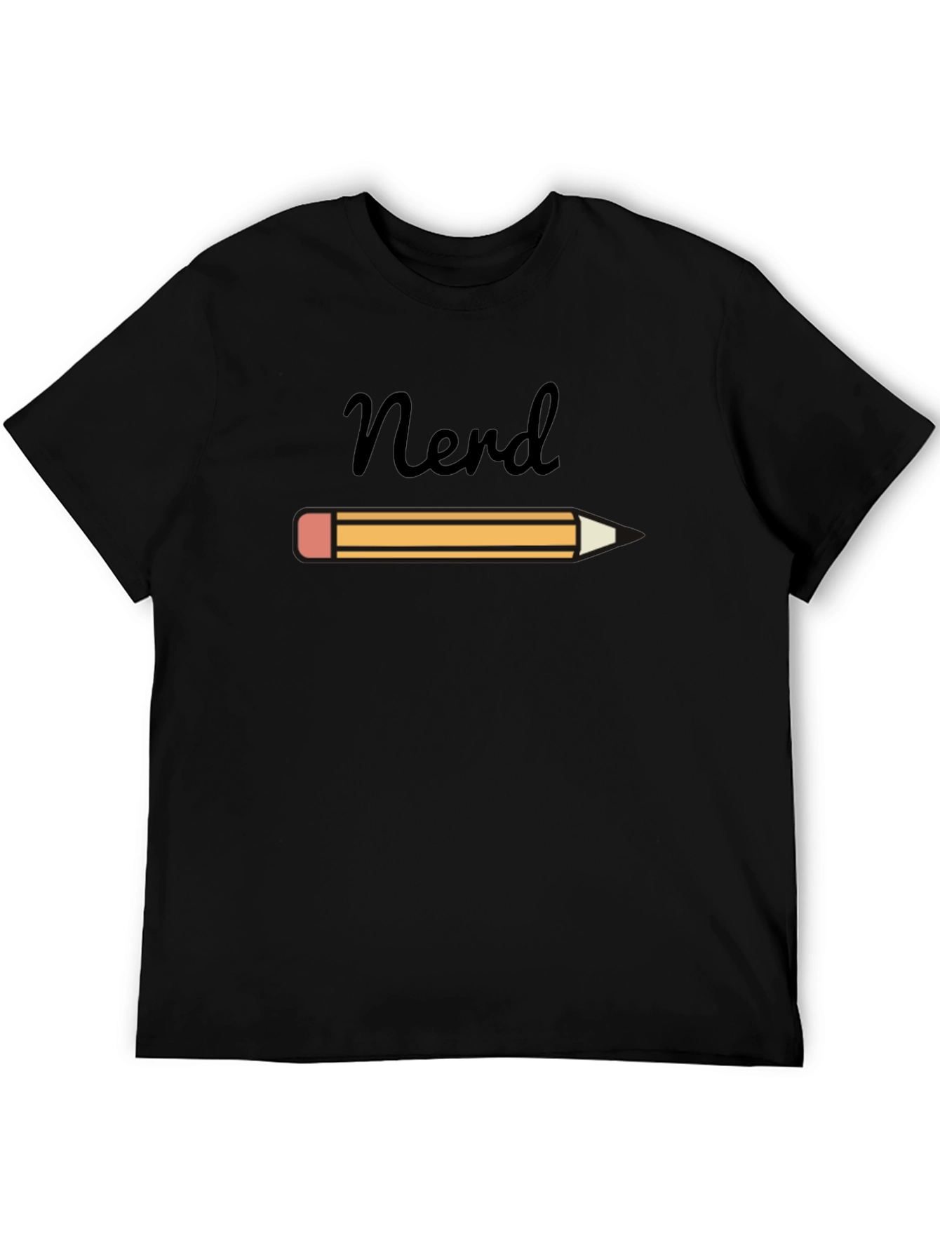 Nerd Pencil Graphic T-Shirt