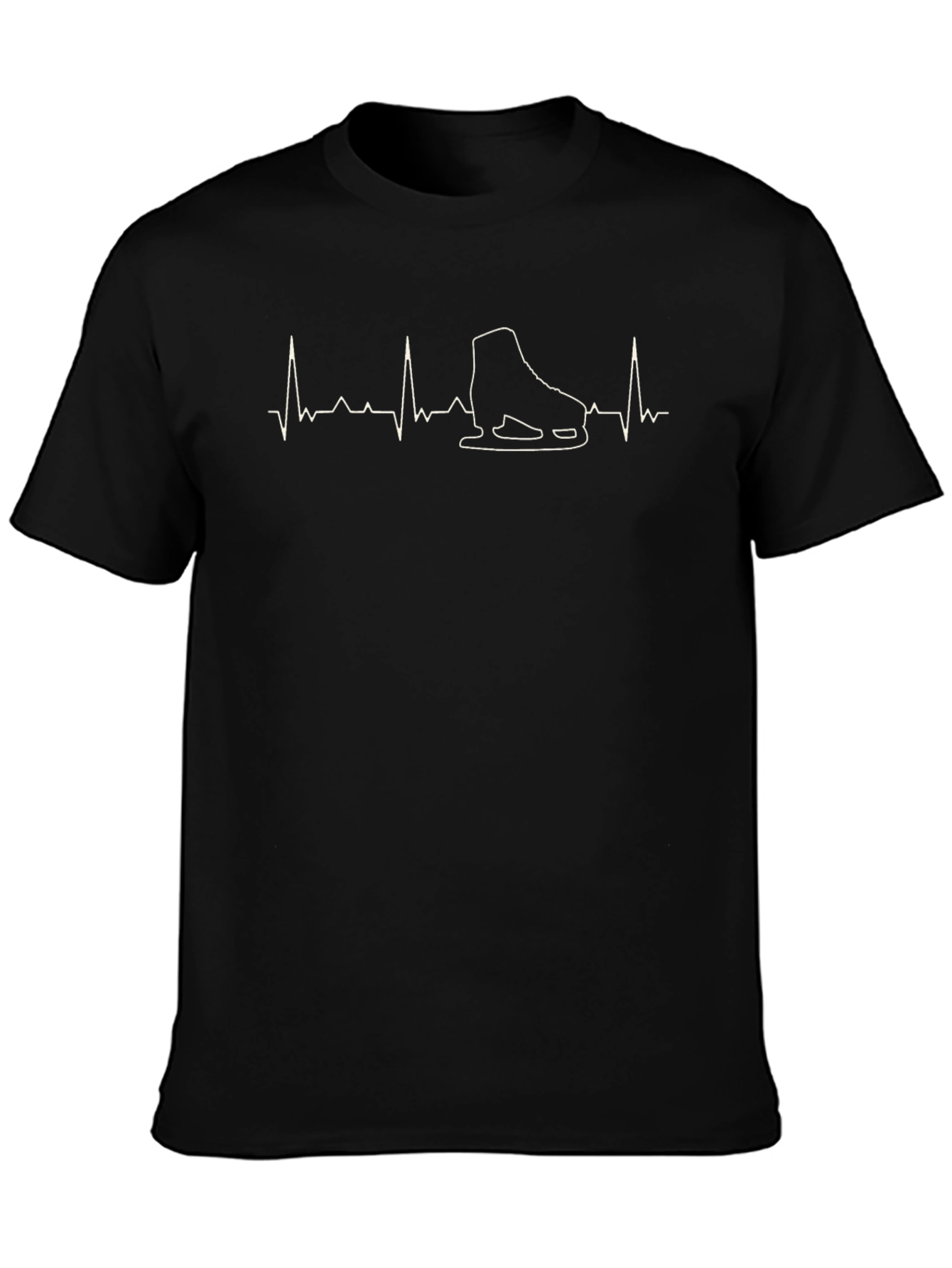Skate Heartbeat T-Shirt - Ice Skating Love
