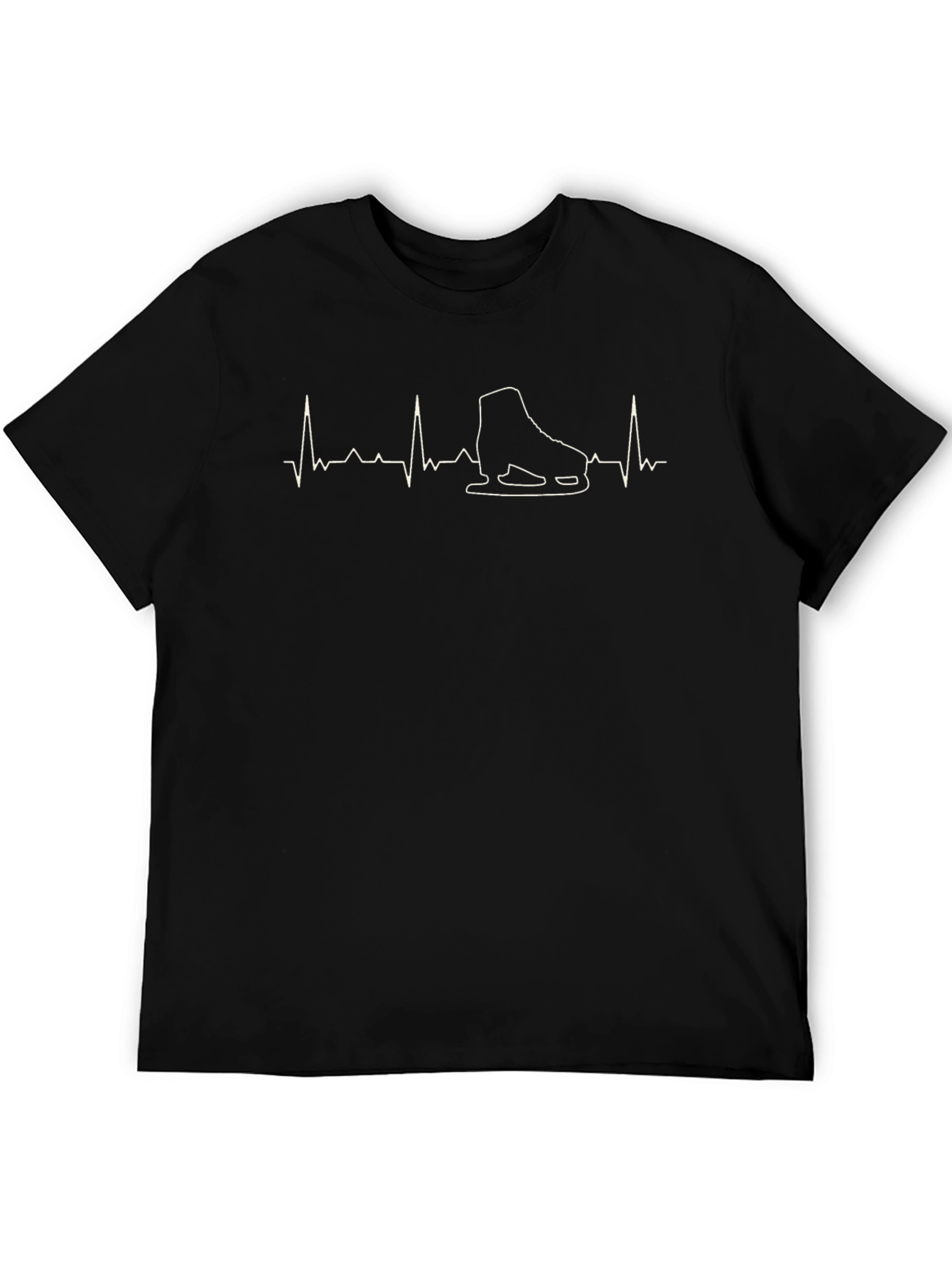 Skate Heartbeat T-Shirt - Ice Skating Love