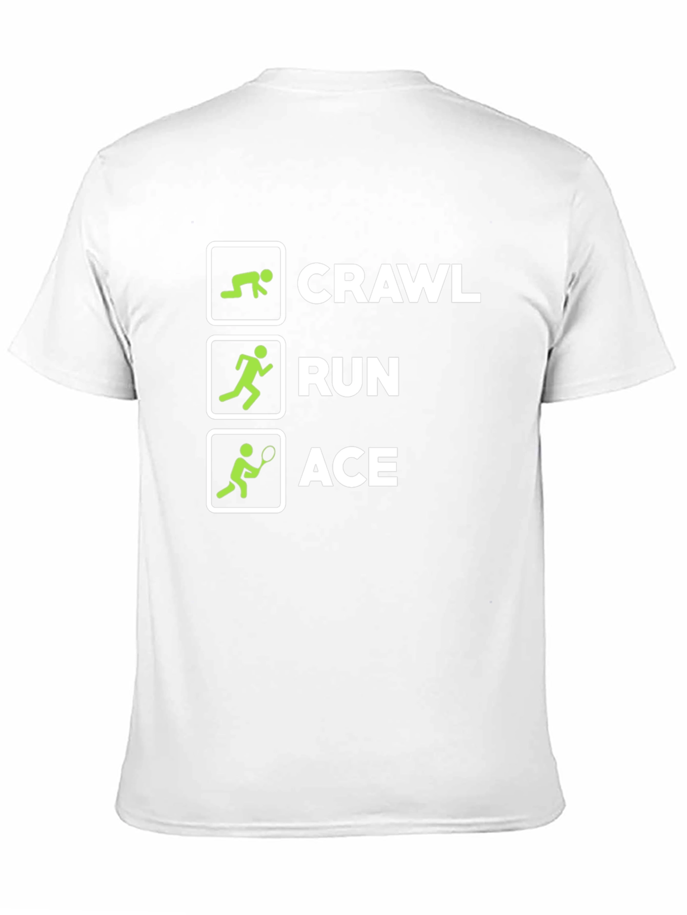 Crawl Run Ace T-Shirt Funny Athletic Tee