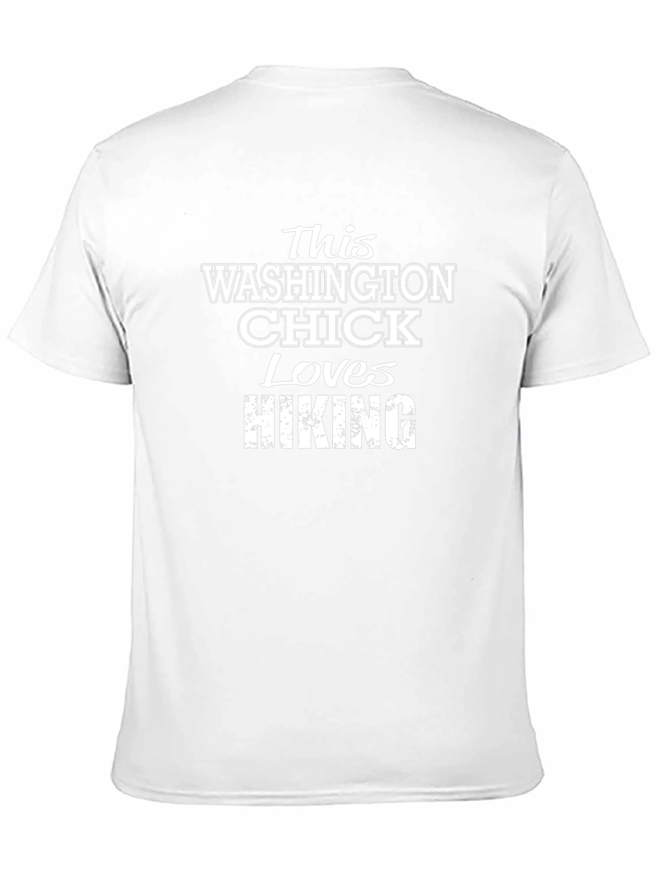 Washington Chick Loves Hiking T-Shirt