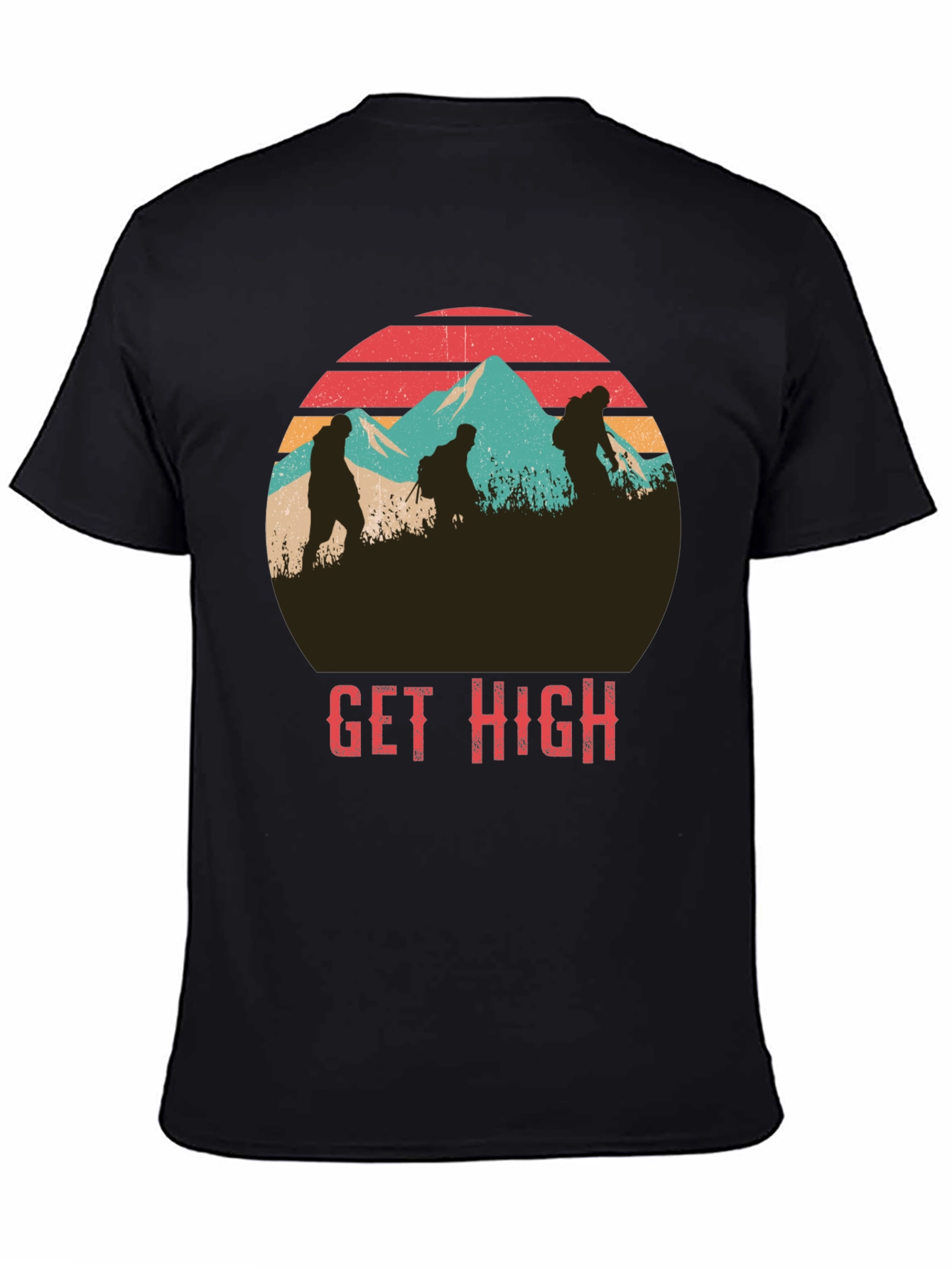 Get High Hiking Graphic T-Shirt