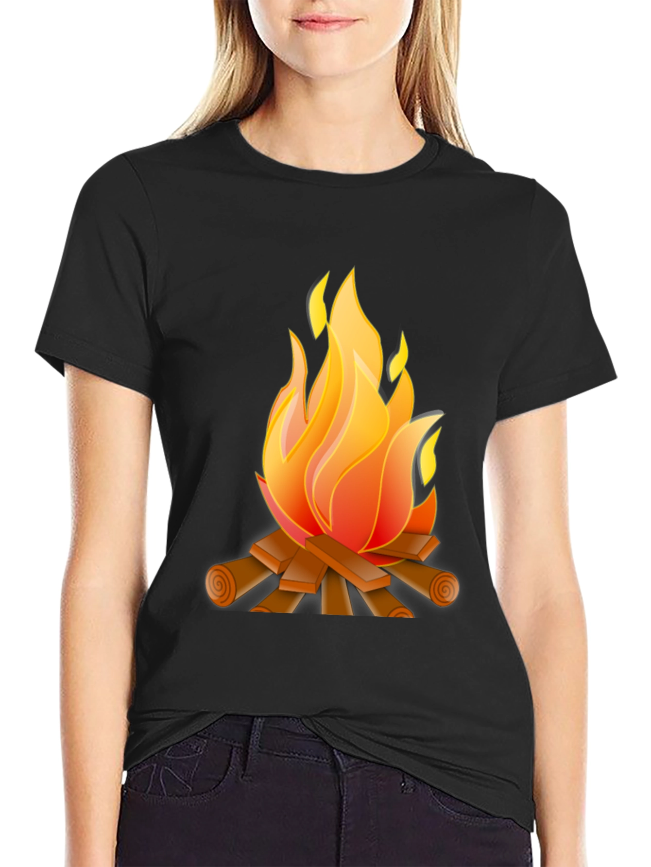 Campfire Graphic Tee - Cozy Style