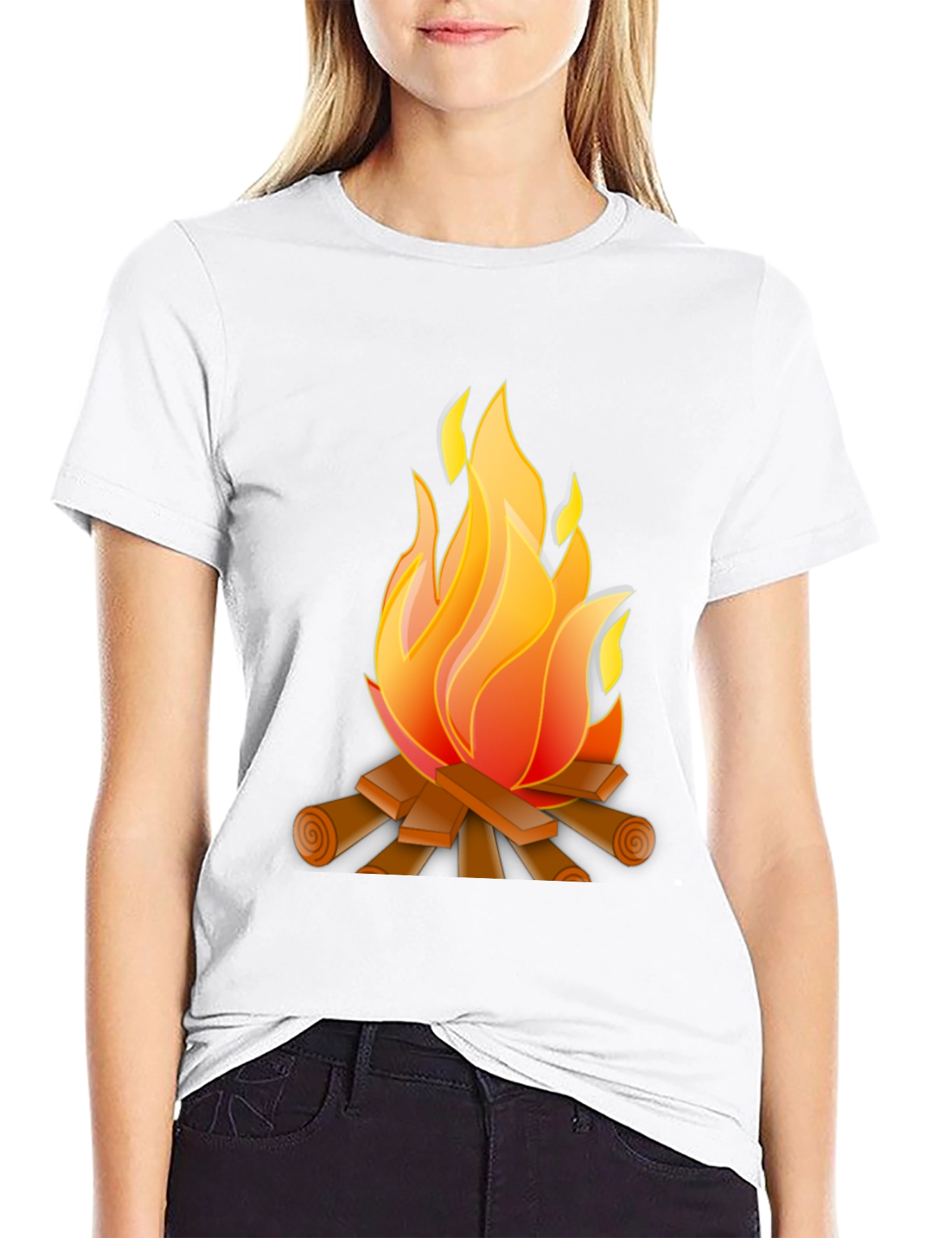 Campfire Graphic Tee - Cozy Style