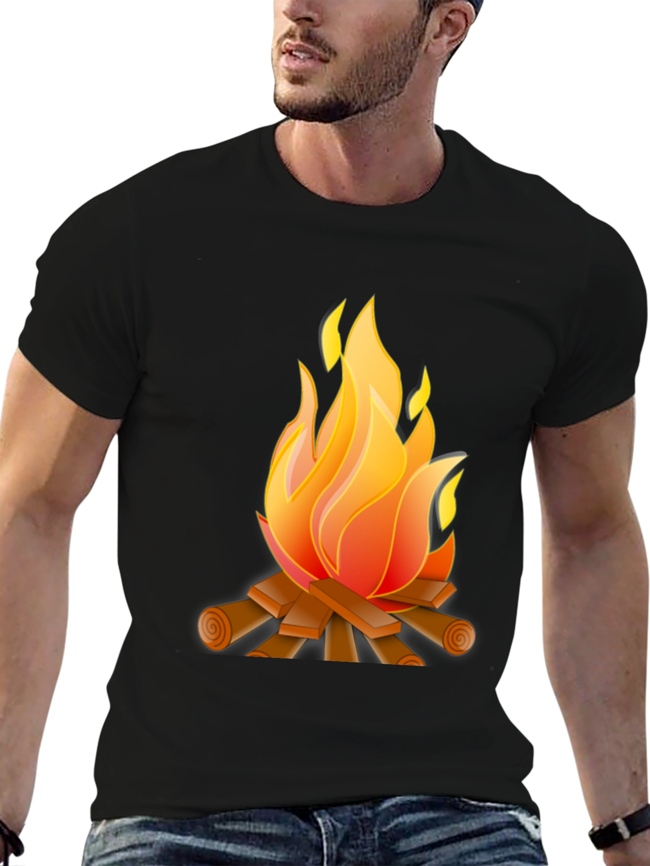 Campfire Graphic Tee - Cozy Style