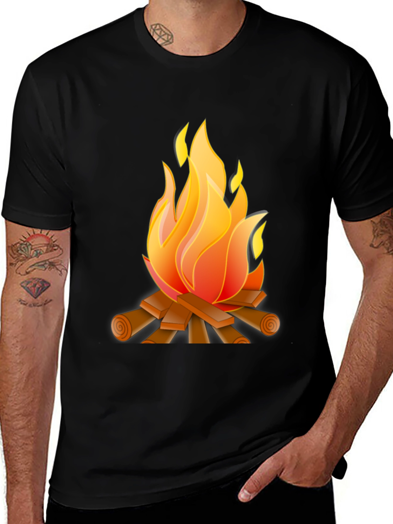 Campfire Graphic Tee - Cozy Style