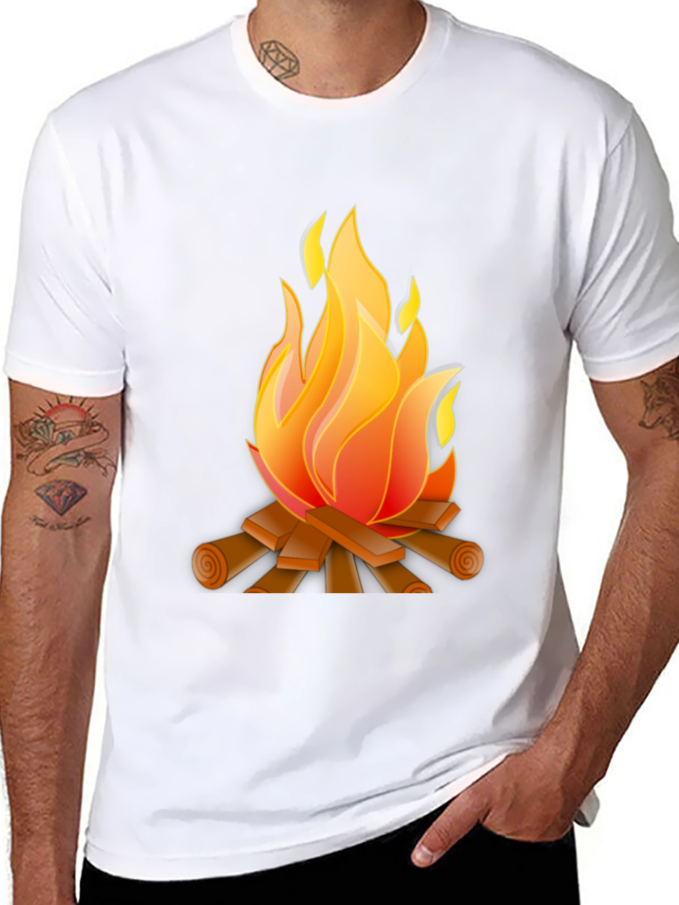 Campfire Graphic Tee - Cozy Style