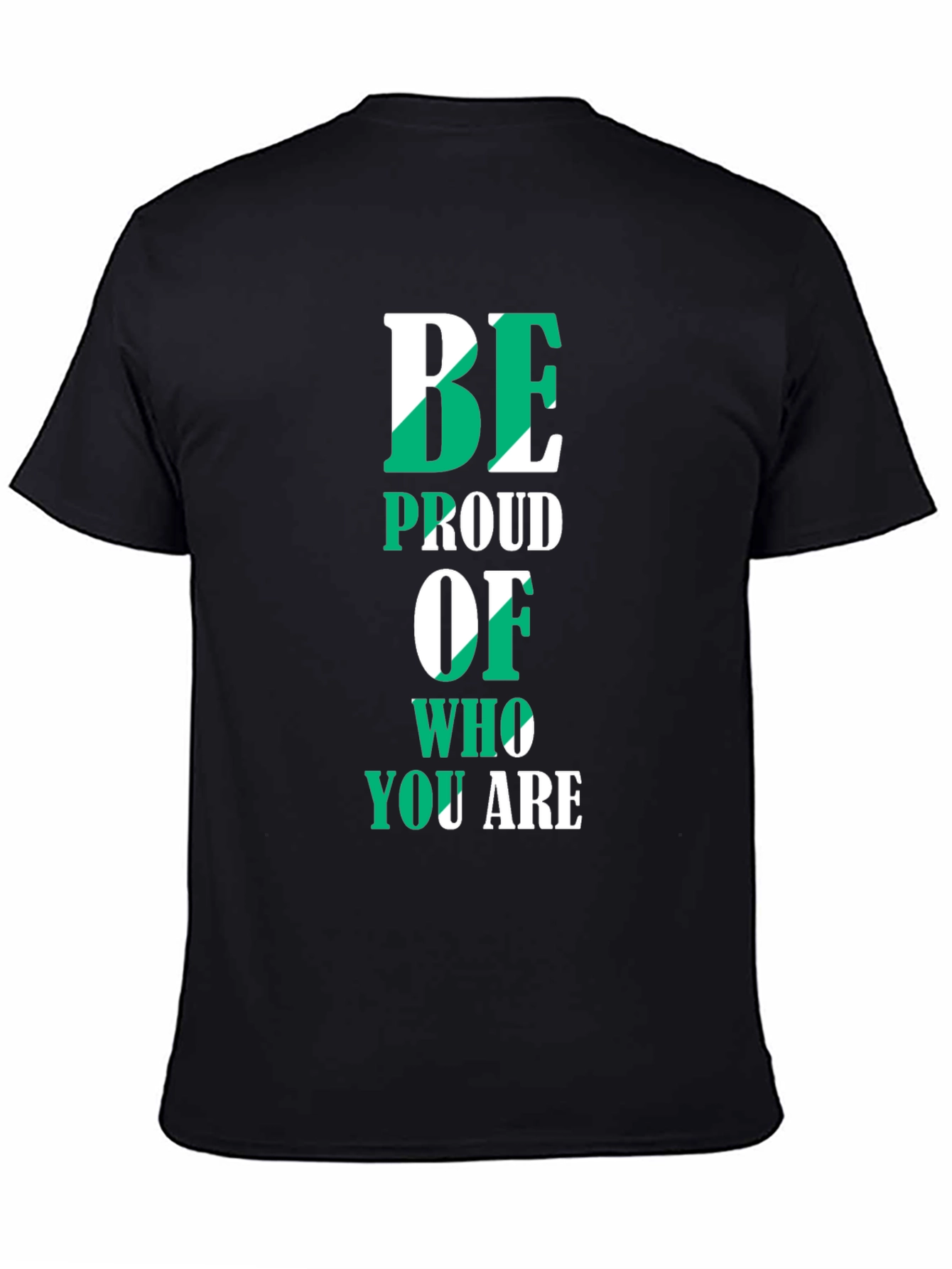 Be Proud Nigeria T-Shirt - Black Pride
