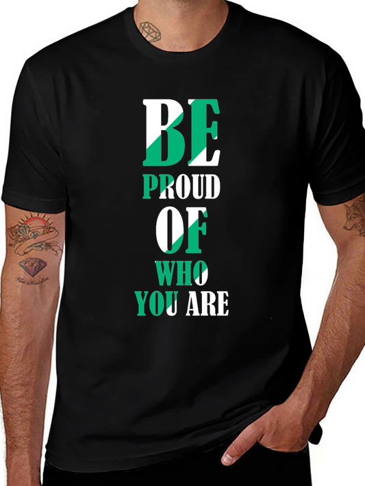 Be Proud Nigeria T-Shirt - Black Pride