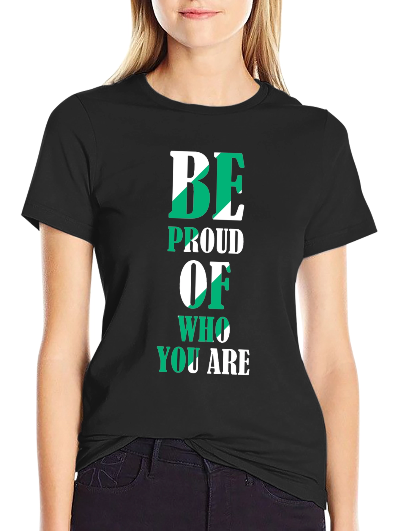 Be Proud Nigeria T-Shirt - Black Pride