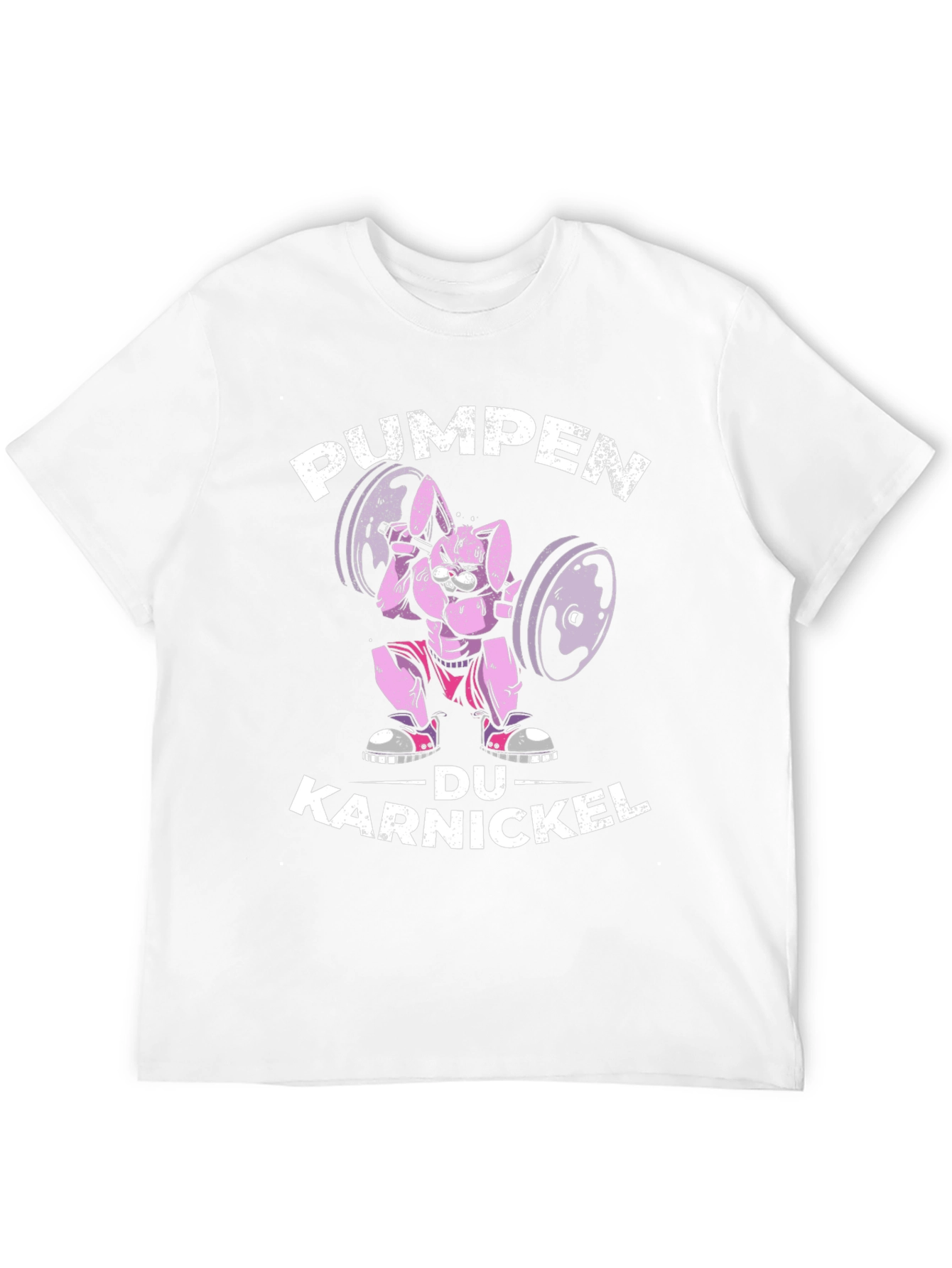 PUMPEN DU KARNICKEL Funny Workout T-Shirt