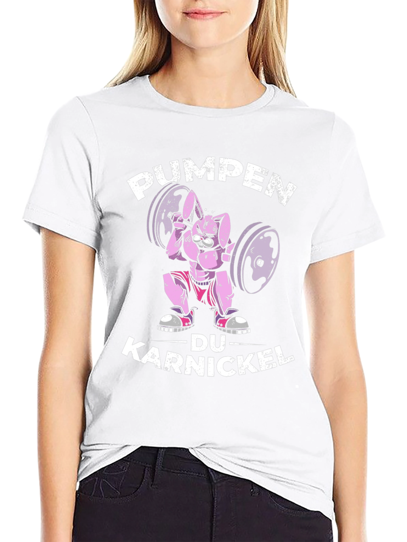 PUMPEN DU KARNICKEL Funny Workout T-Shirt