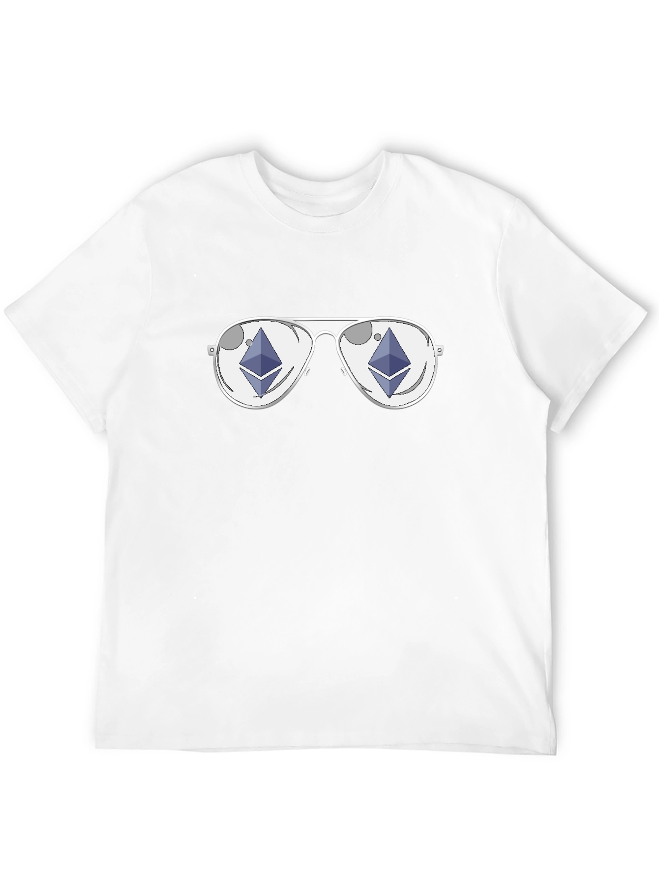Ethereum Sunglasses Black T-Shirt