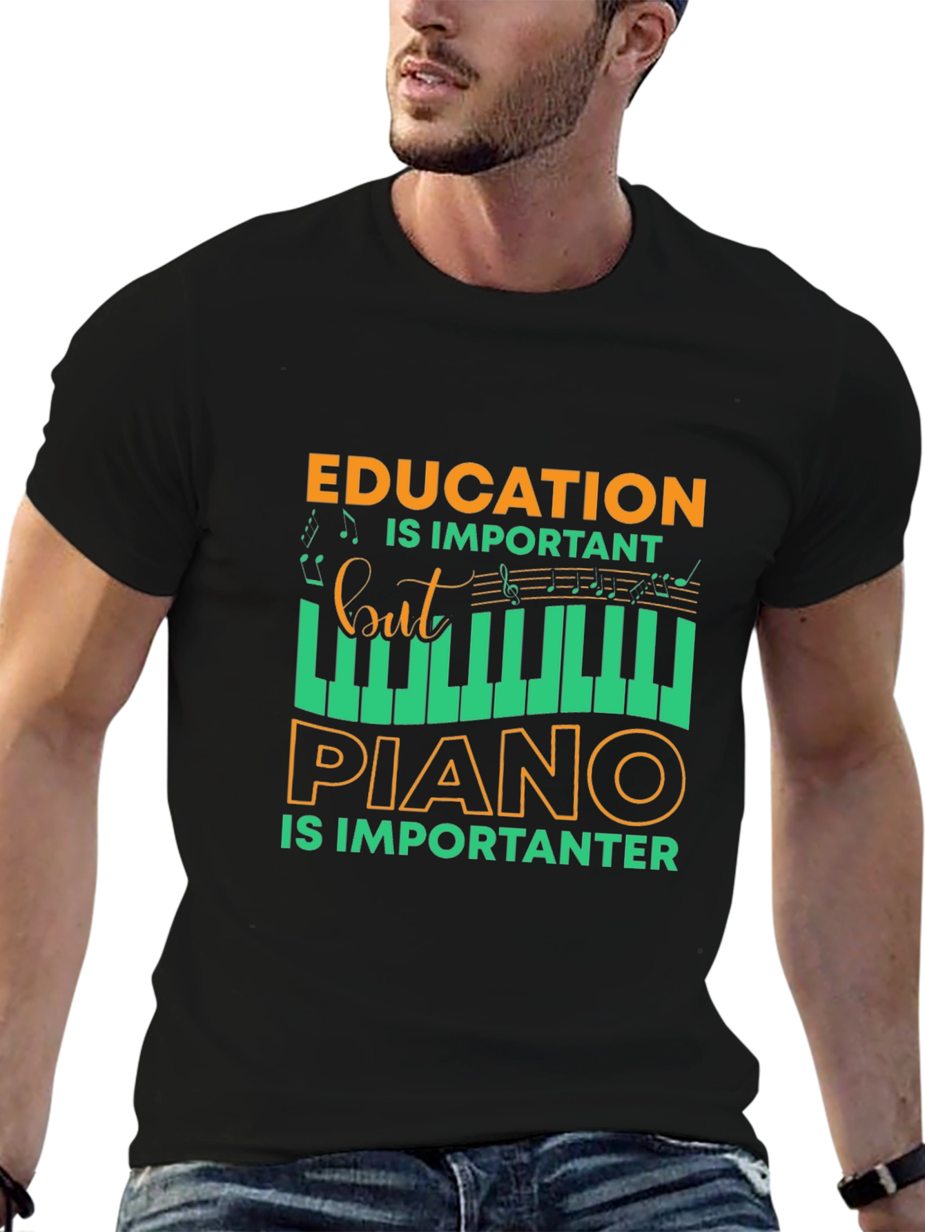Funny Piano Education Tee