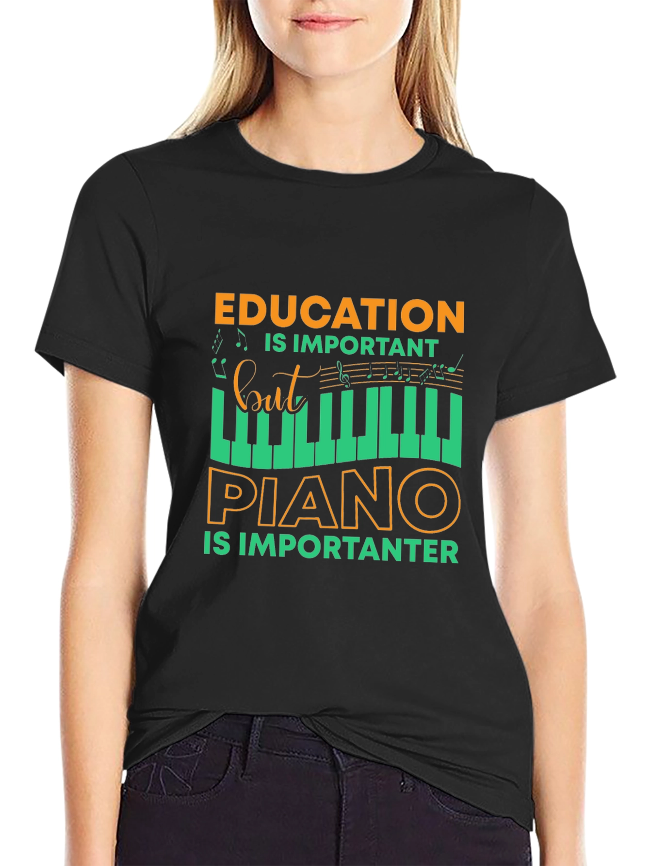 Funny Piano Education Tee