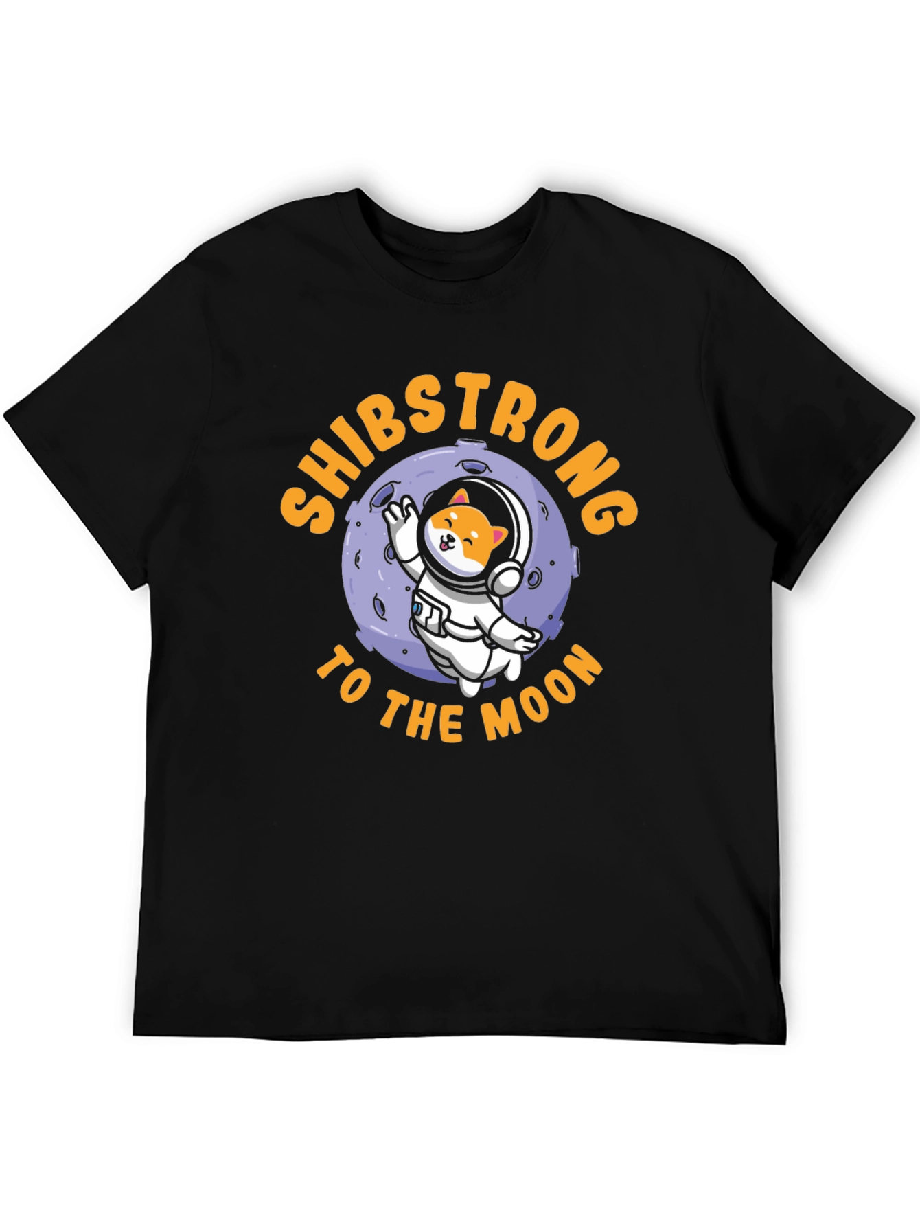 Shibstrong to the Moon T-Shirt - Crypto Doge