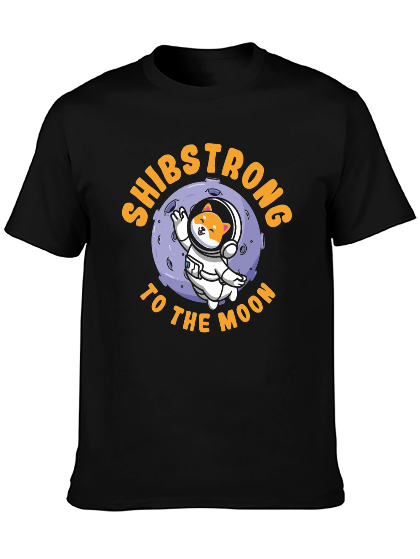 Shibstrong to the Moon T-Shirt - Crypto Doge